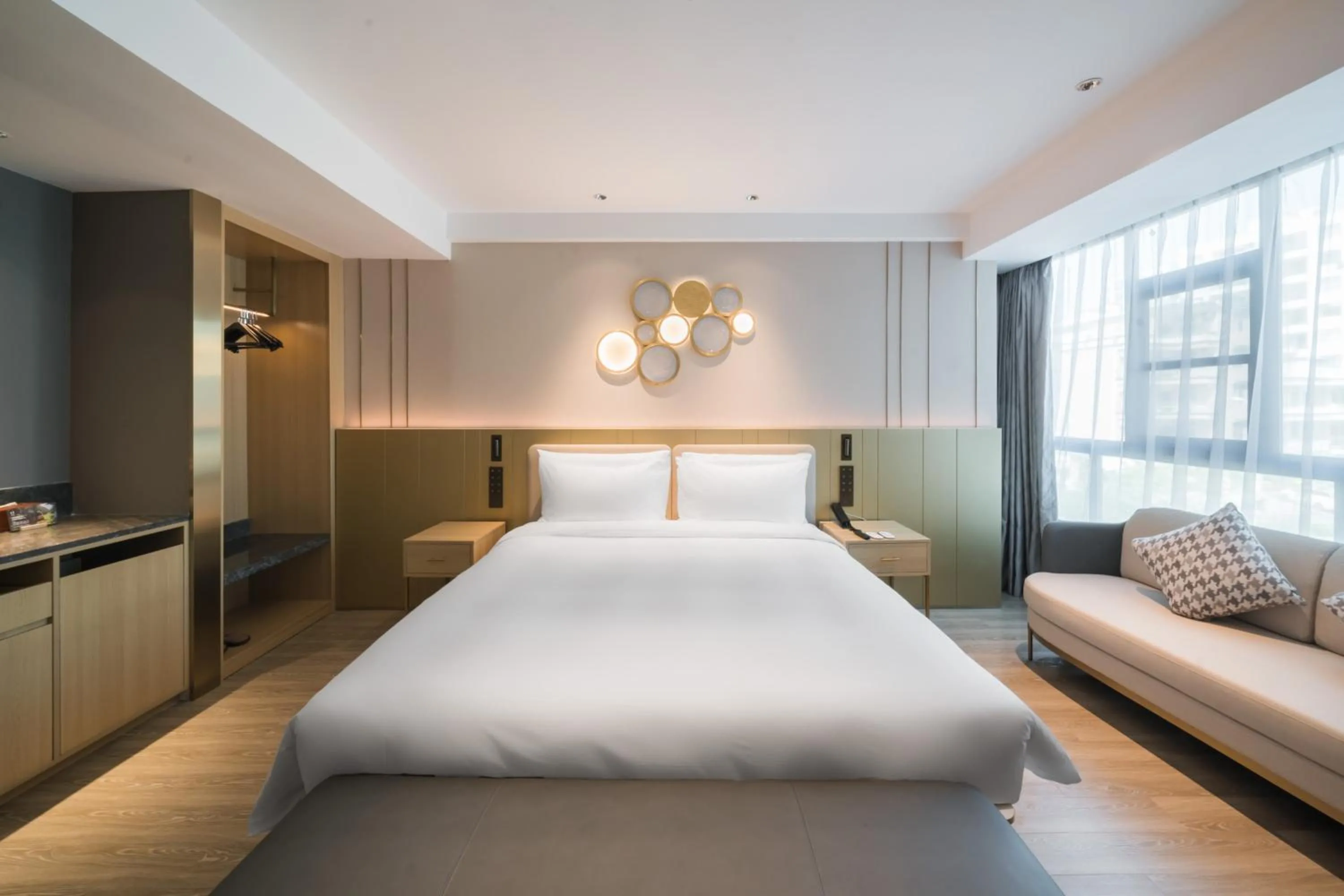 Bed in Orange Hotel Sanya Phoenix Airport
