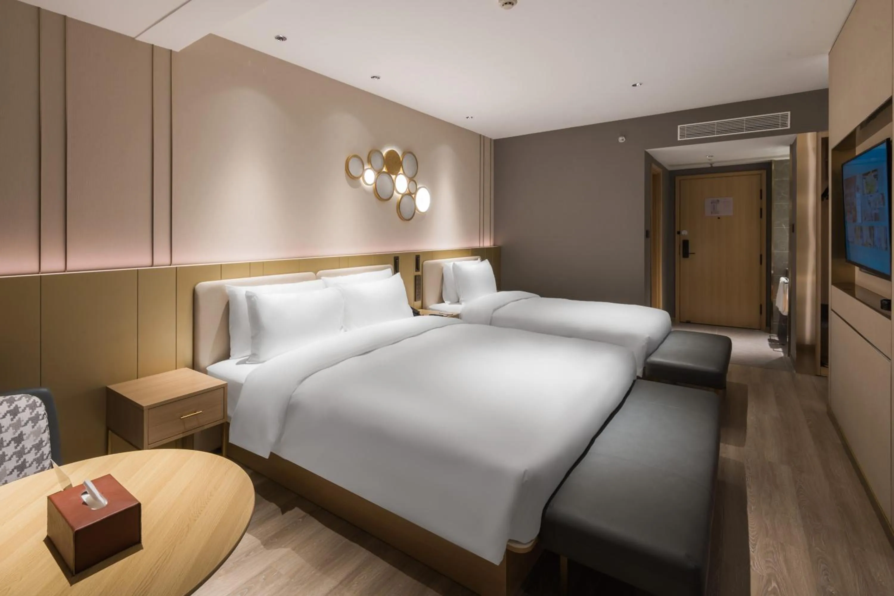 Bed in Orange Hotel Sanya Phoenix Airport