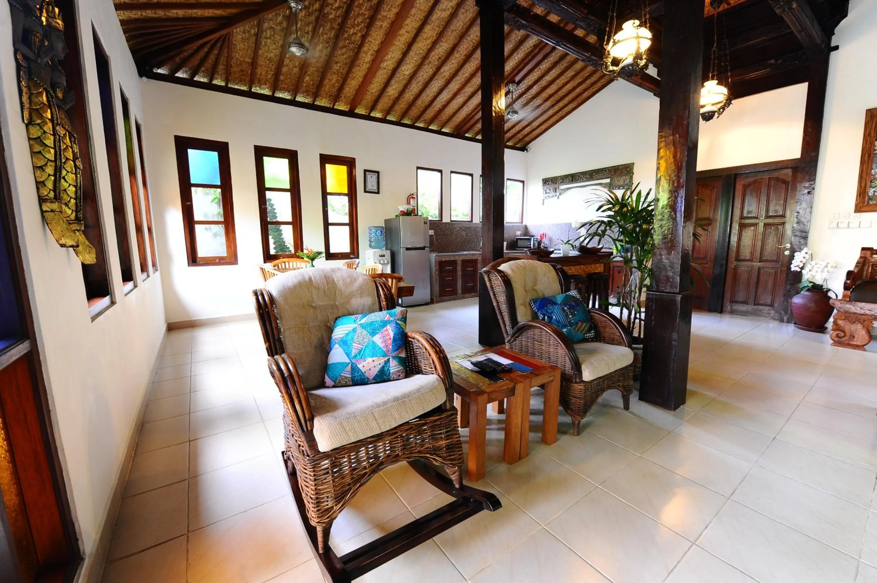 Living room in Villa Paradise