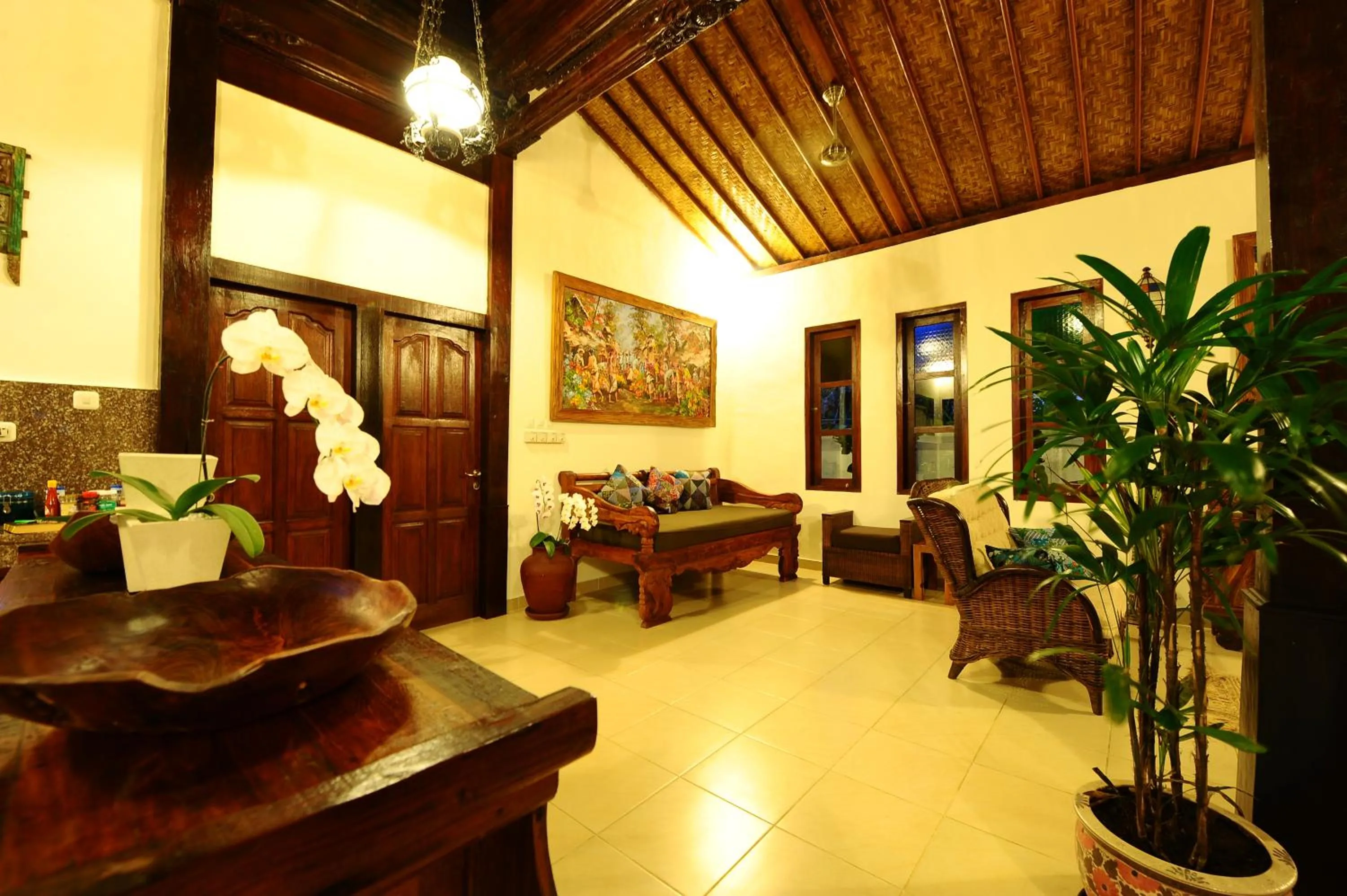 Seating area in Villa Paradise