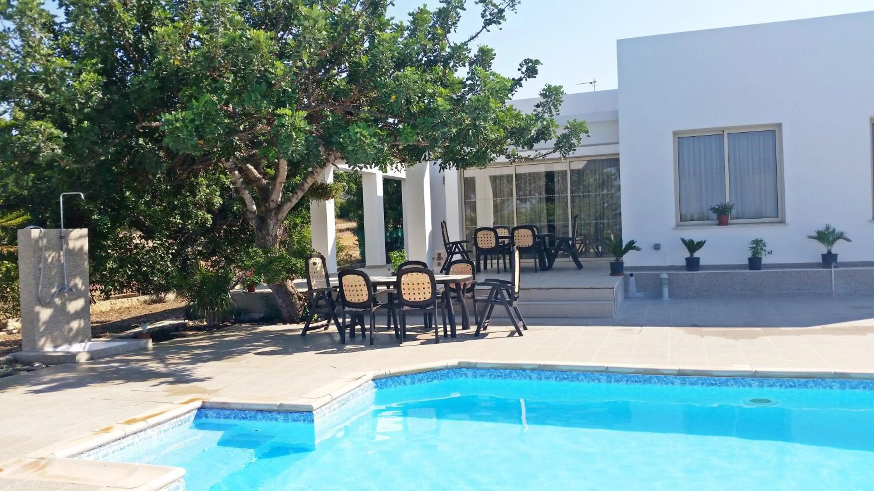 Balcony/Terrace in Eliofos Luxury Villa