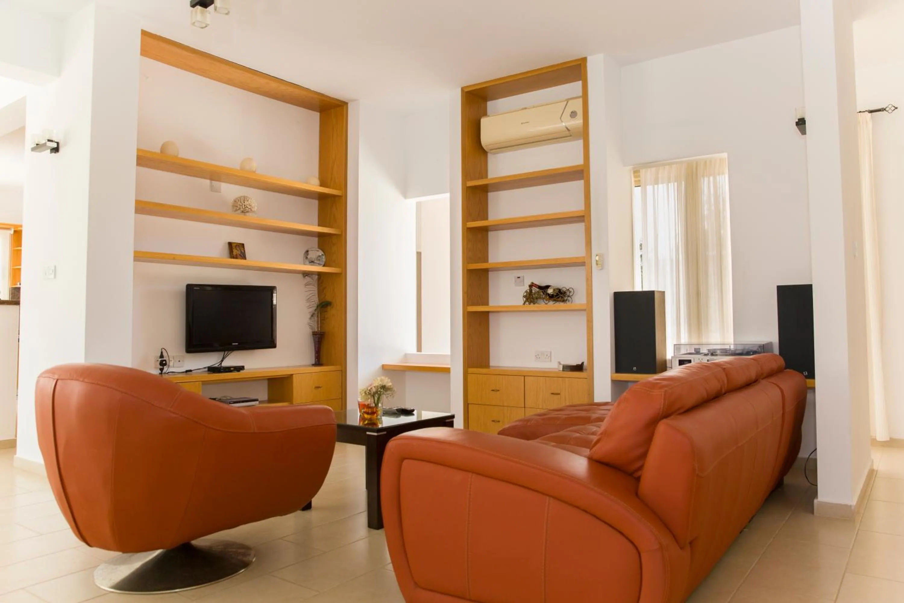 Living room in Eliofos Luxury Villa