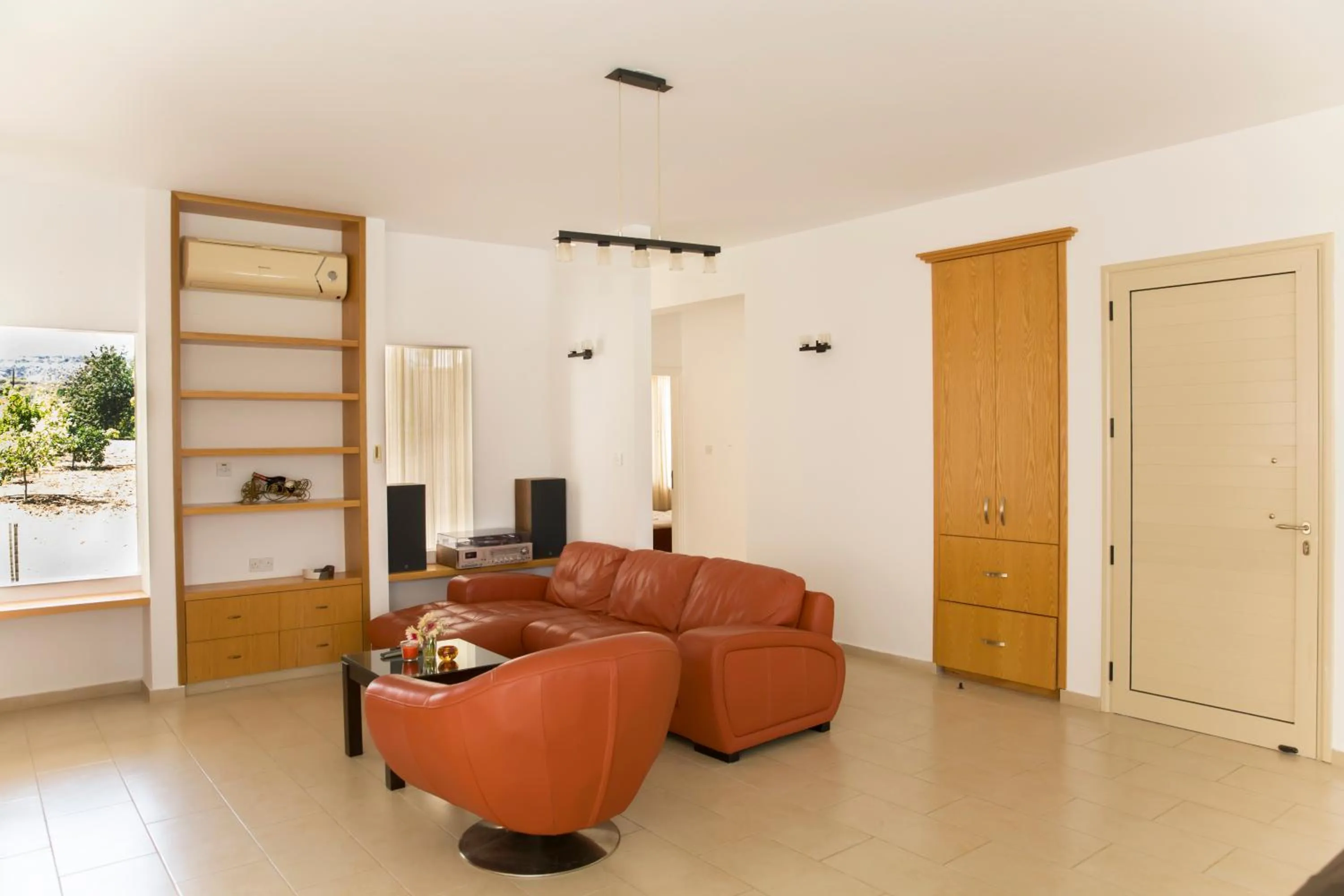 Living room in Eliofos Luxury Villa