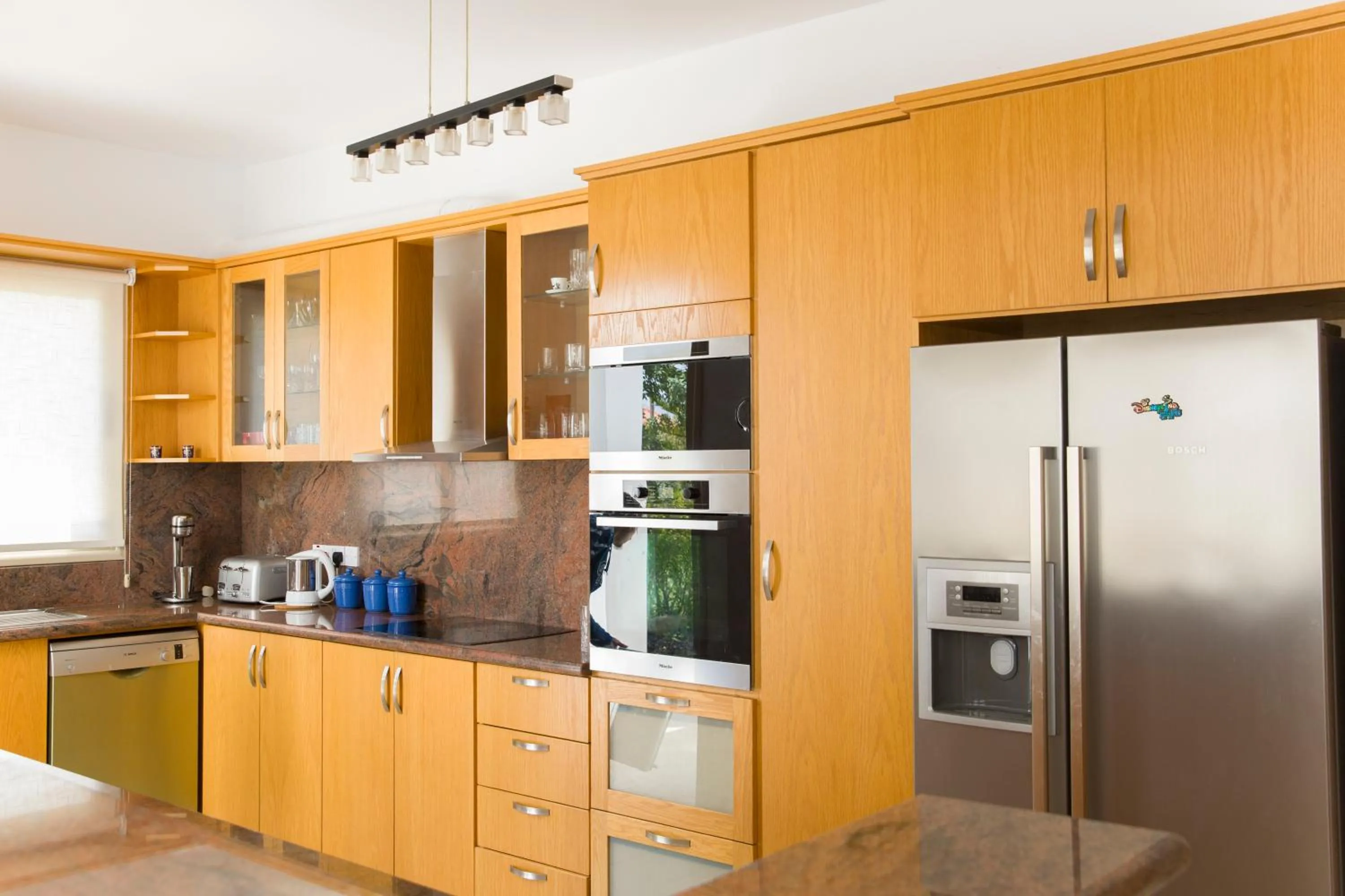 Kitchen or kitchenette in Eliofos Luxury Villa