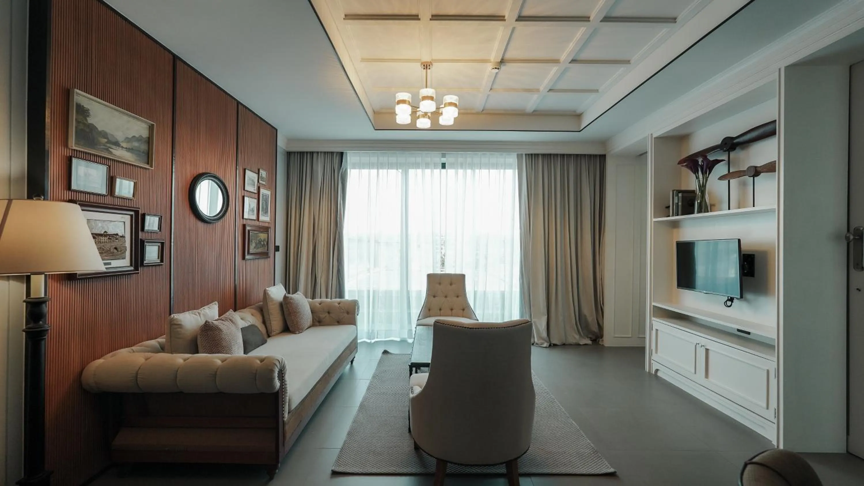 Living room in Sugar Marina Hotel -AVIATOR- Phuket Airport