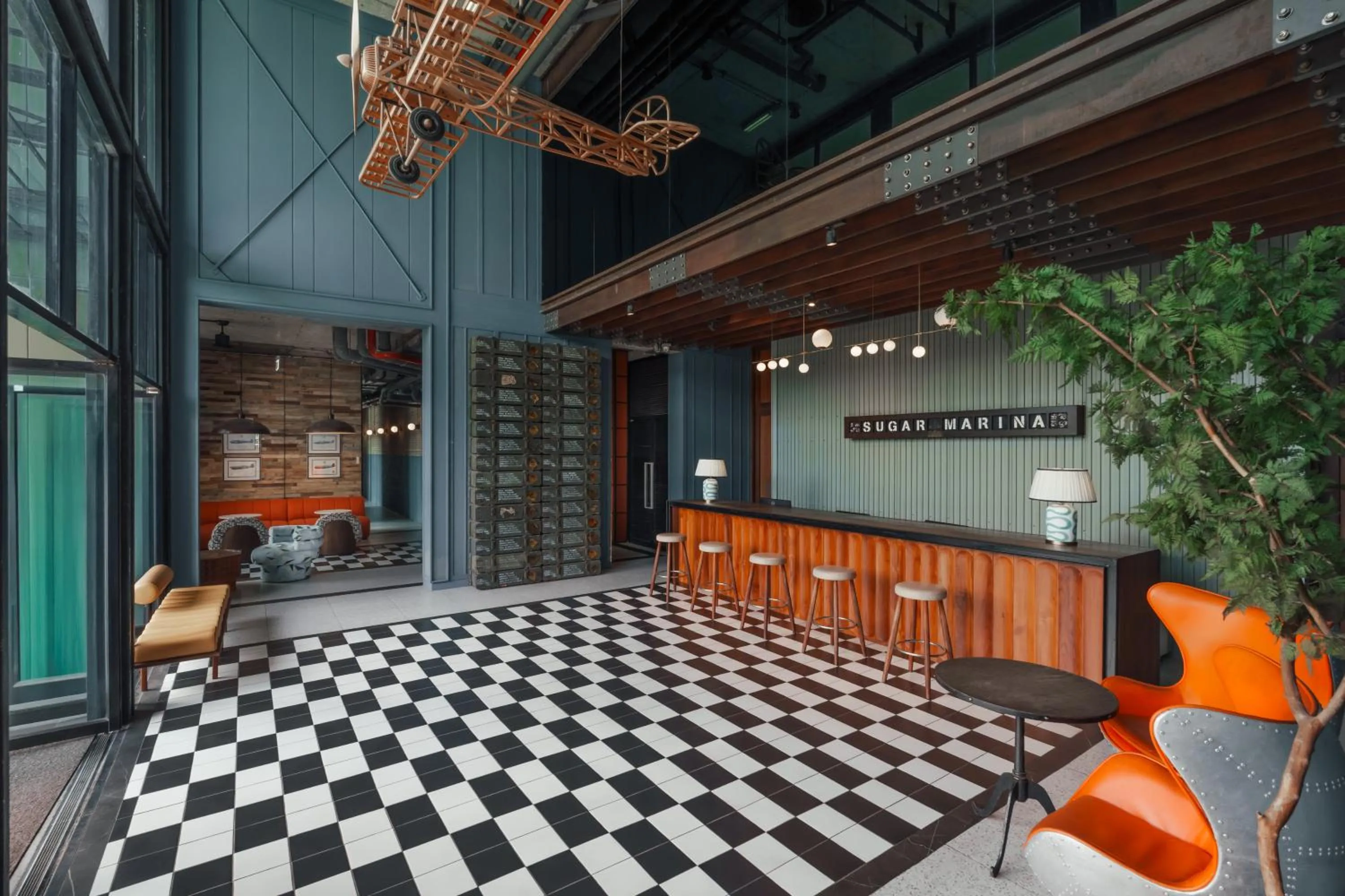 Lobby or reception in Sugar Marina Hotel -AVIATOR- Phuket Airport