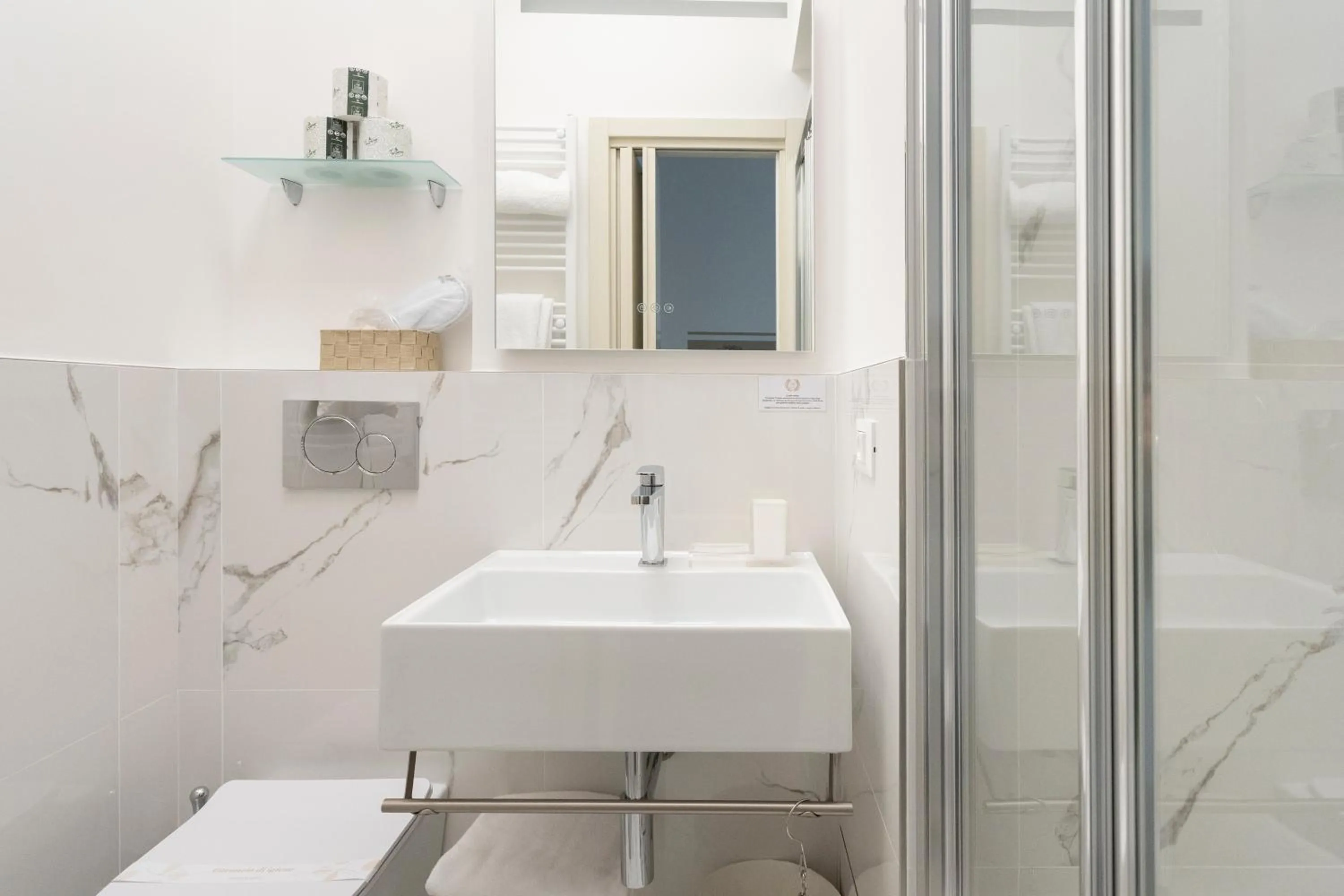 Bathroom in Hotel Olimpia