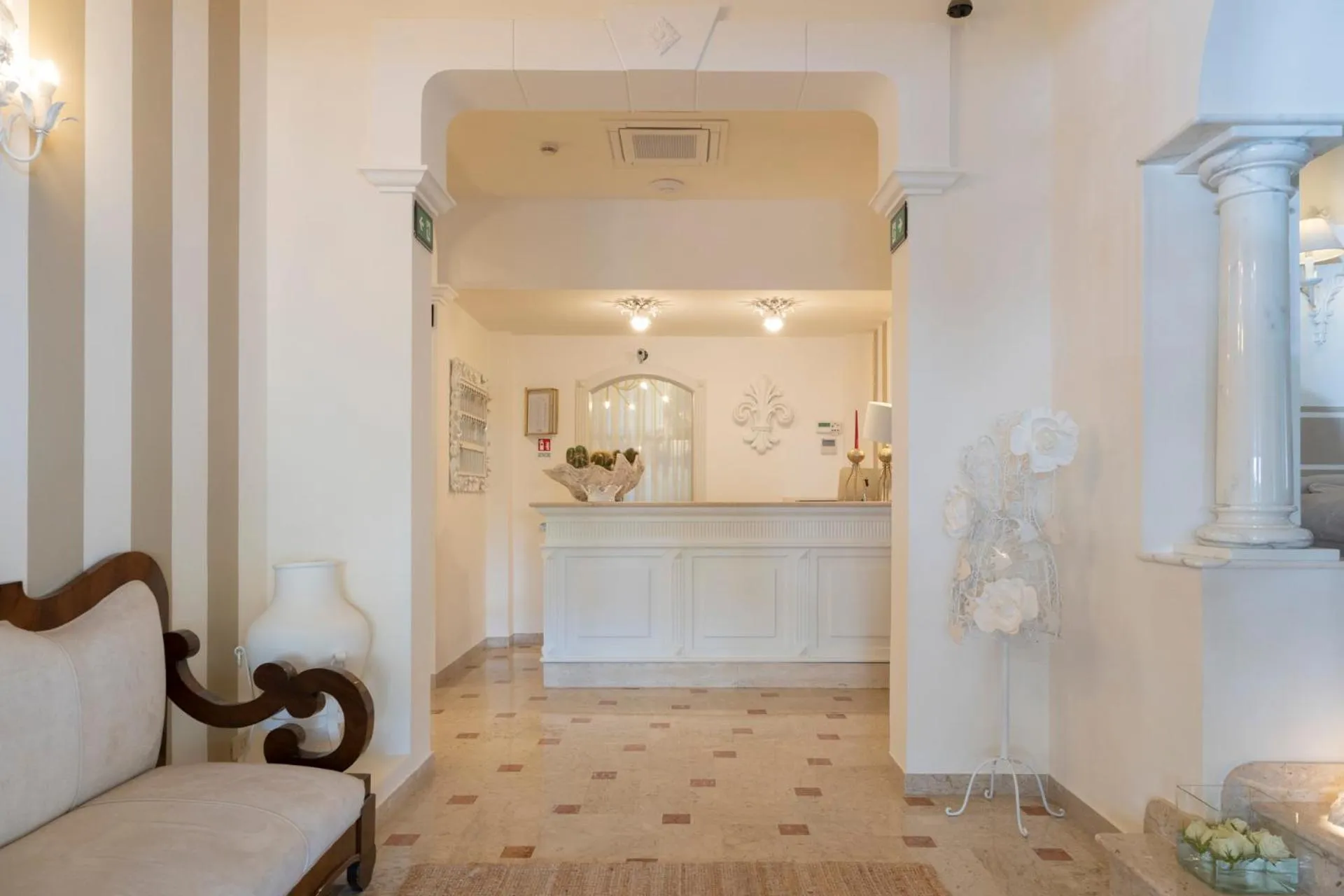 Lobby or reception in Hotel Olimpia