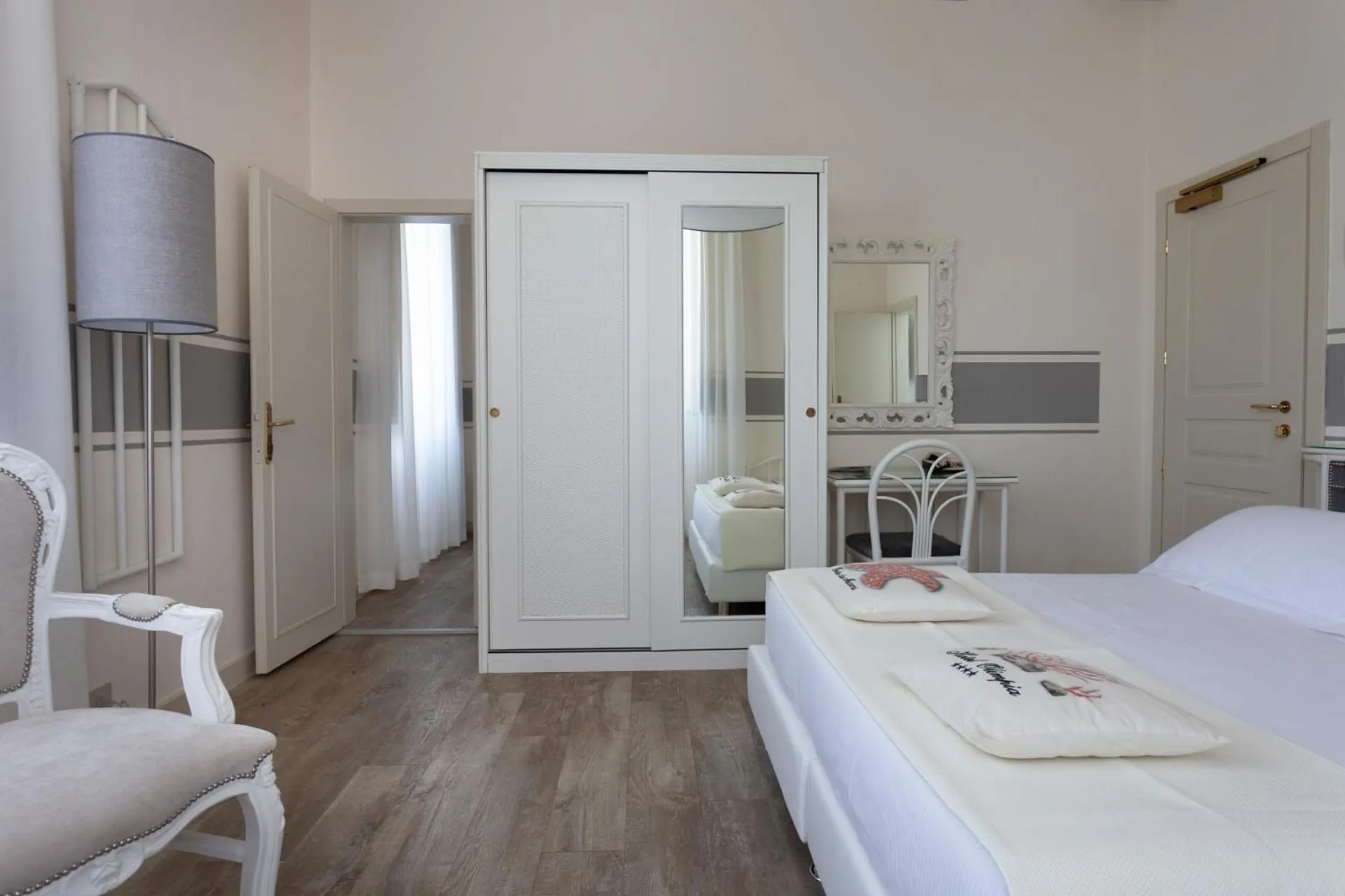 Bed in Hotel Olimpia