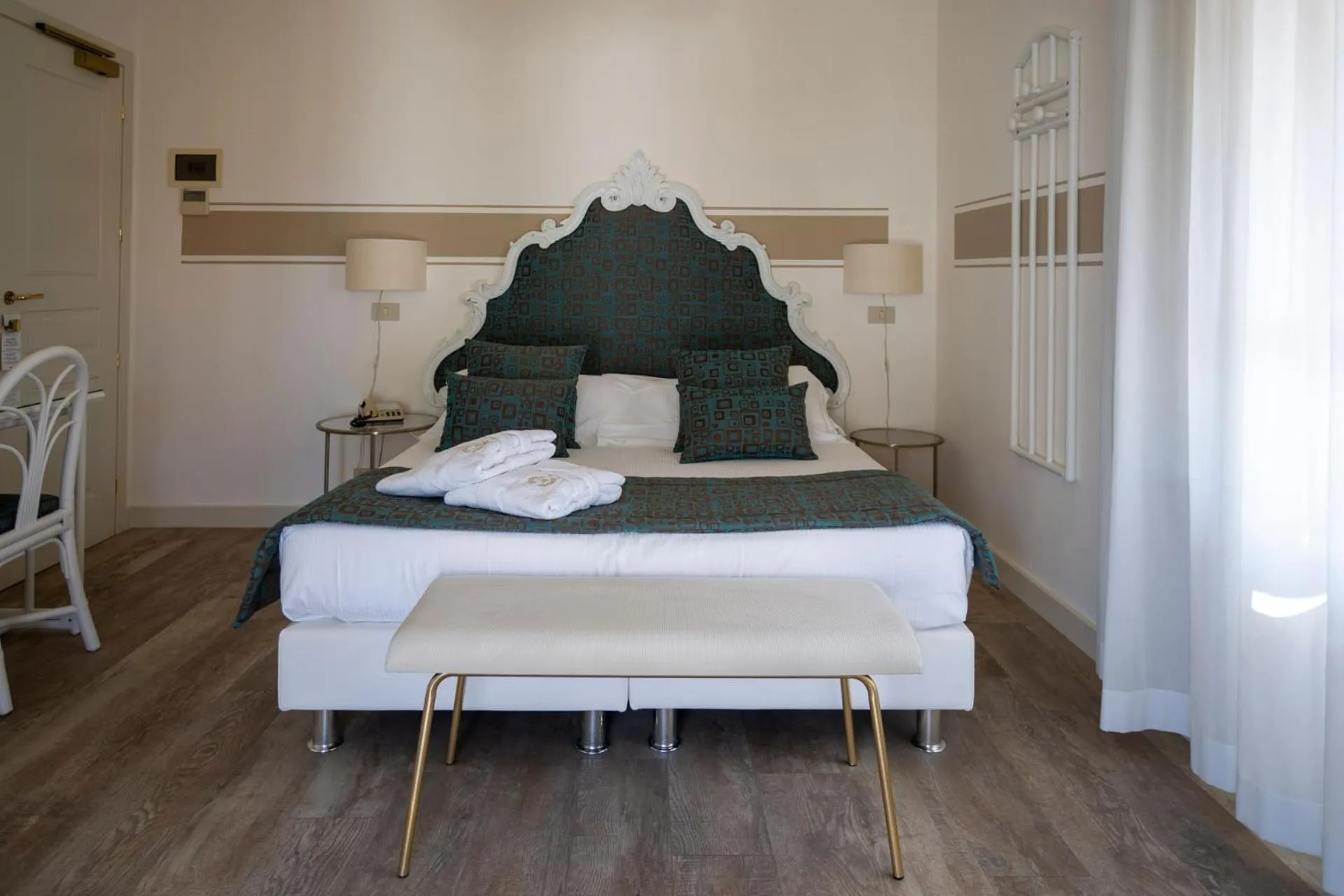 Bed in Hotel Olimpia