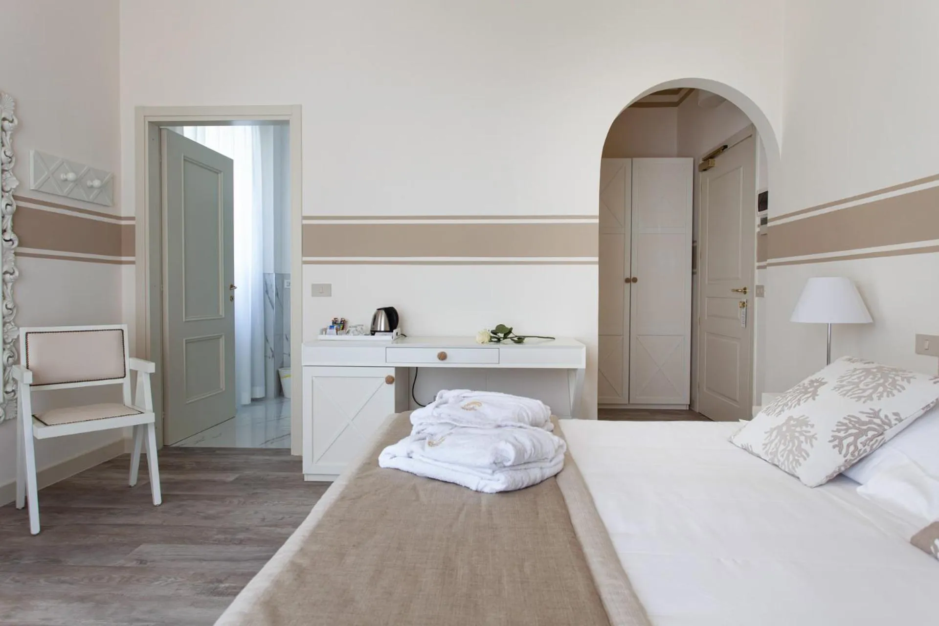 Bed in Hotel Olimpia