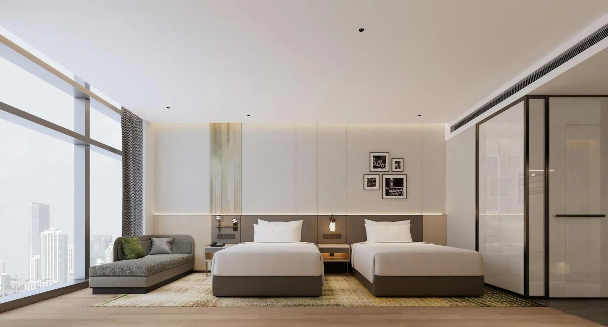 Photo of the whole room, Bed in Holiday Inn & Suites Suzhou Xiangcheng by IHG