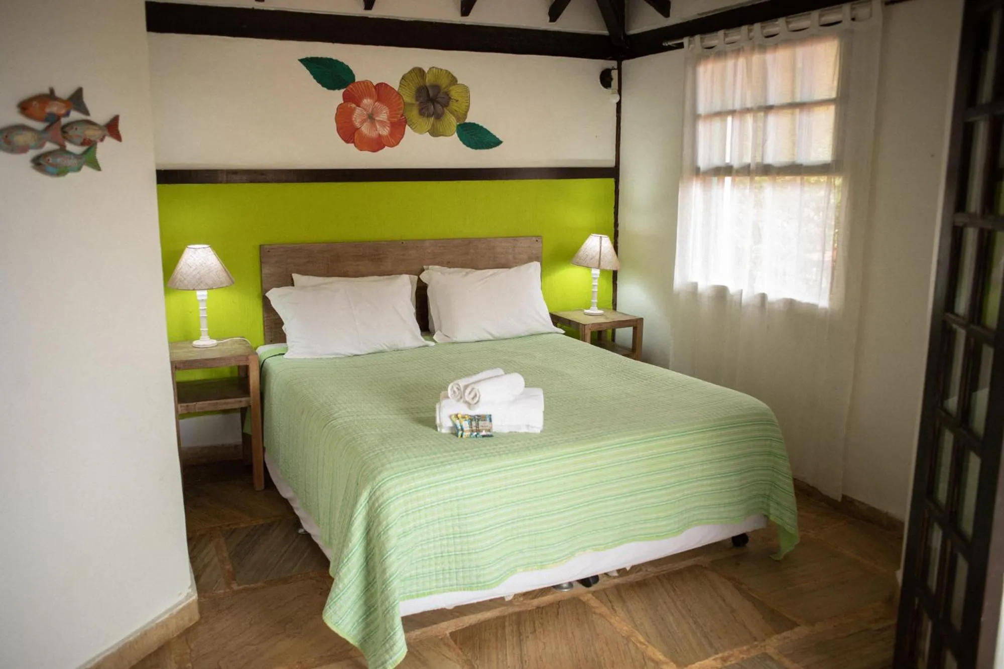 Bed in Hibiscus Beach