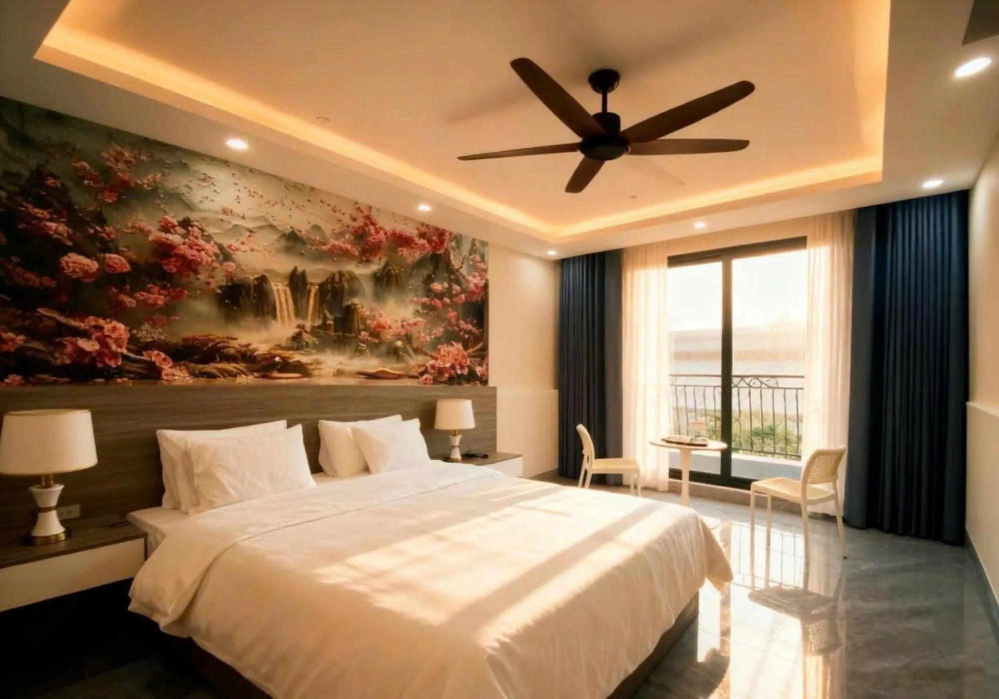 Property building, Bed in Eco Hotel Hanoi