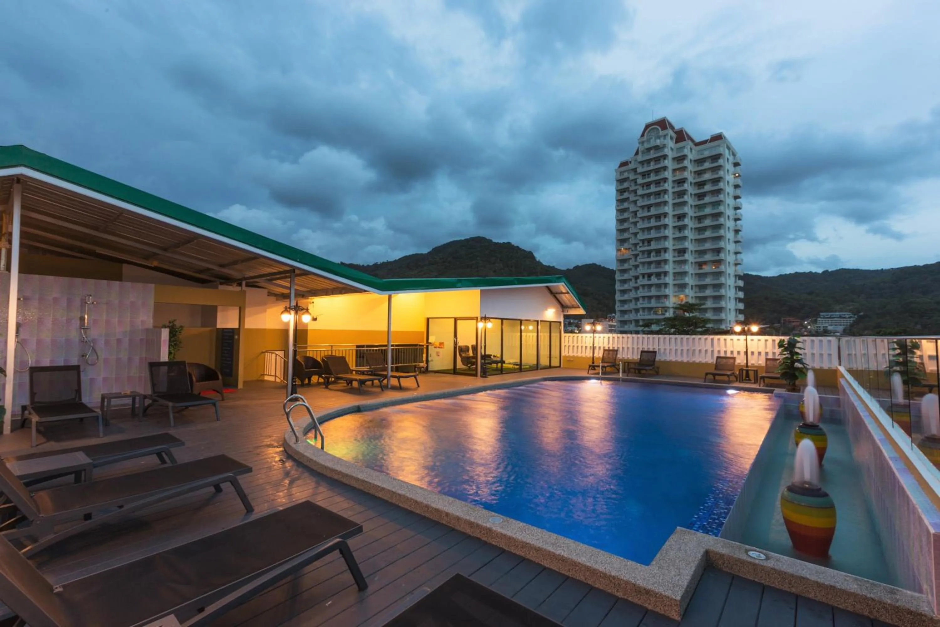 Swimming pool in Anda Beachside Hotel