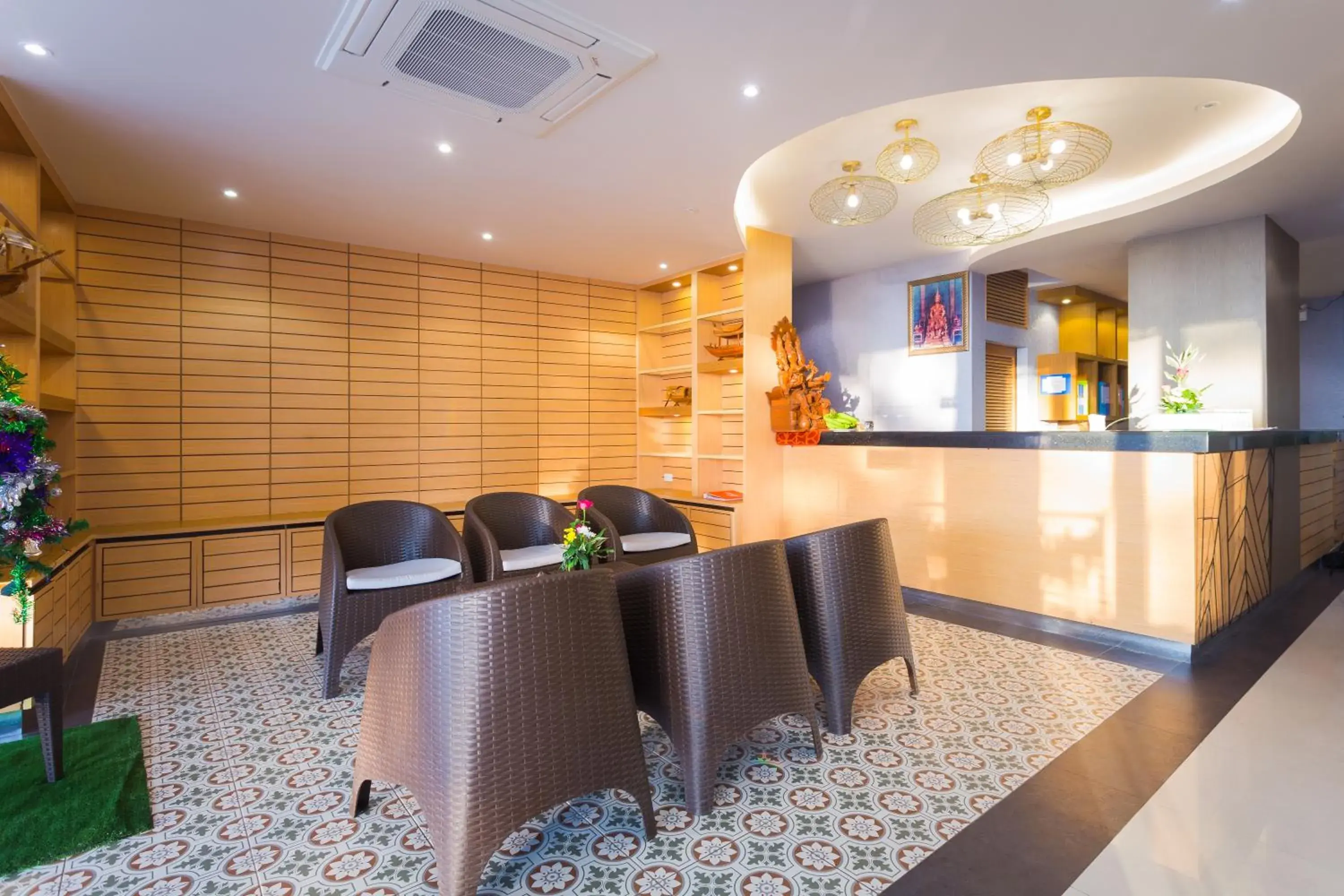 Lobby or reception in Anda Beachside Hotel Lobby or reception in Anda Beachside Hotel