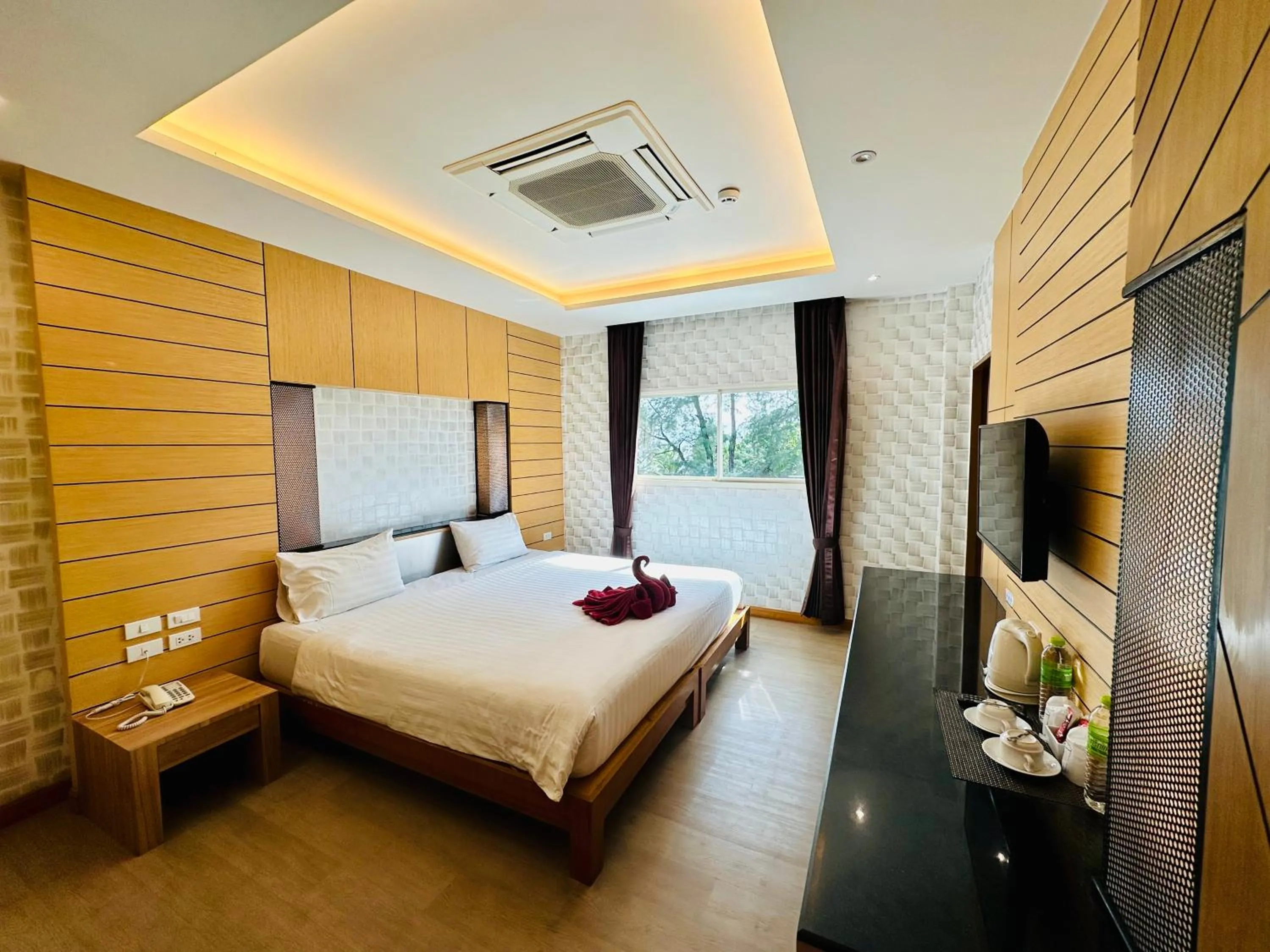 Bed in Anda Beachside Hotel