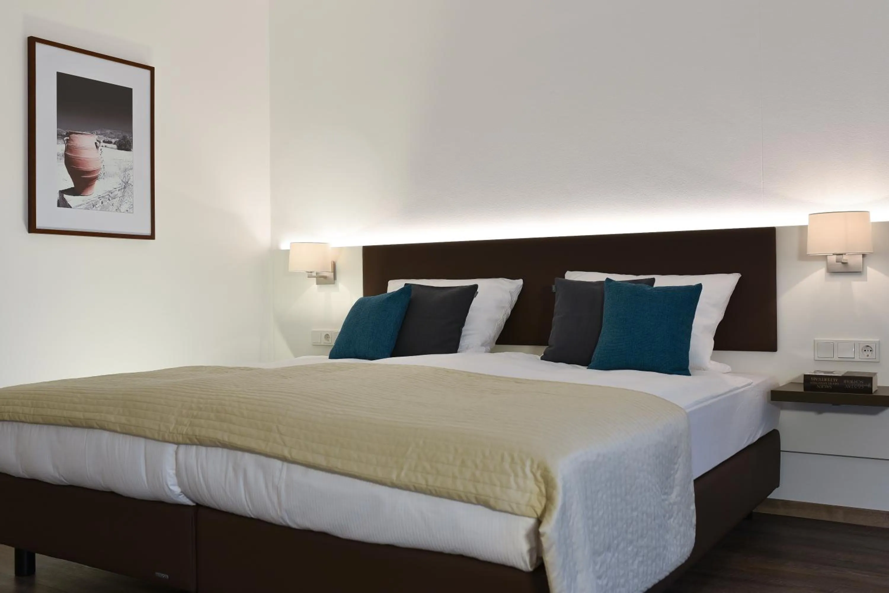 Bed in Guesthouse Lichtenau