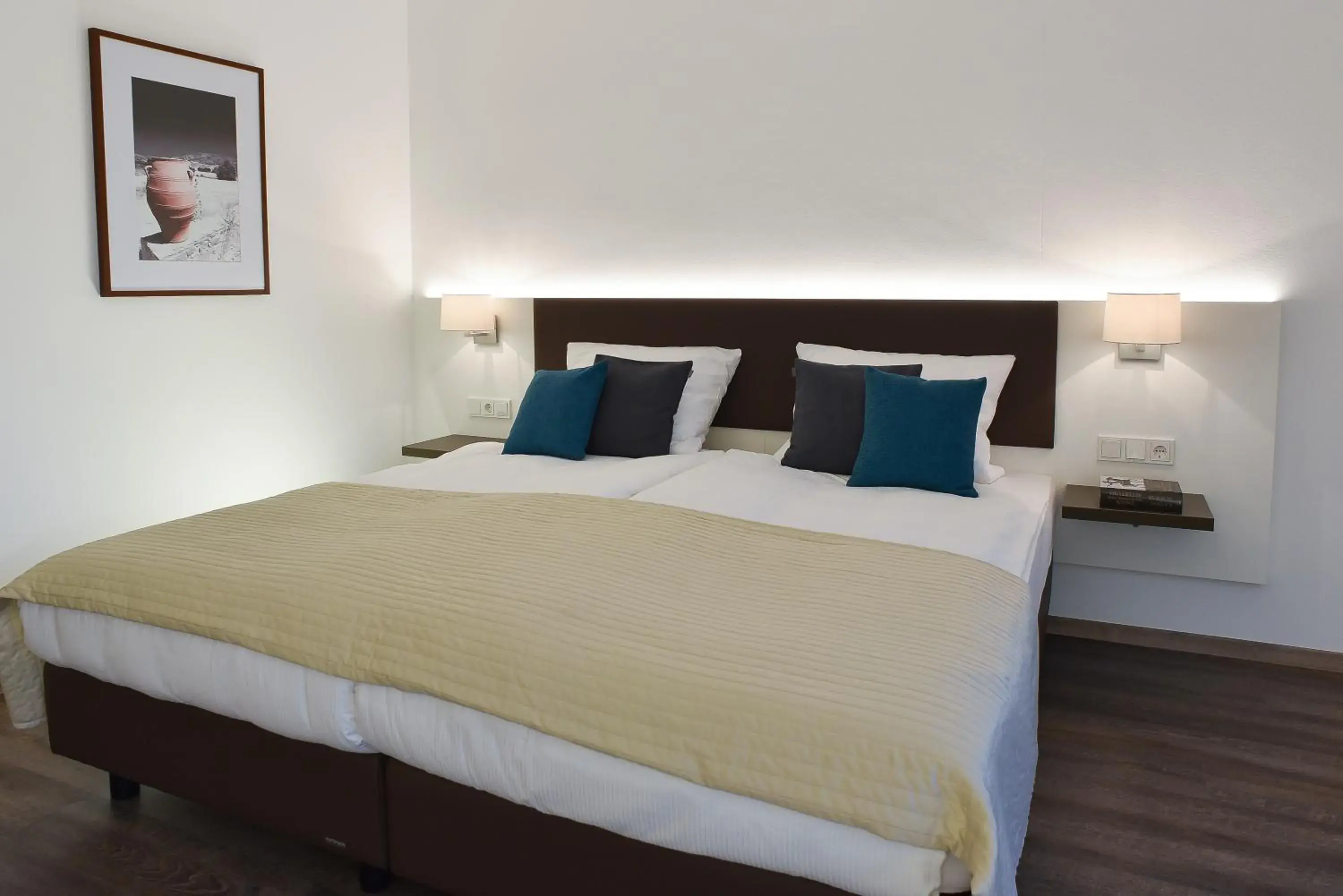 Doppelzimmer mit Naturblick in Guesthouse Lichtenau Doppelzimmer mit Naturblick in Guesthouse Lichtenau