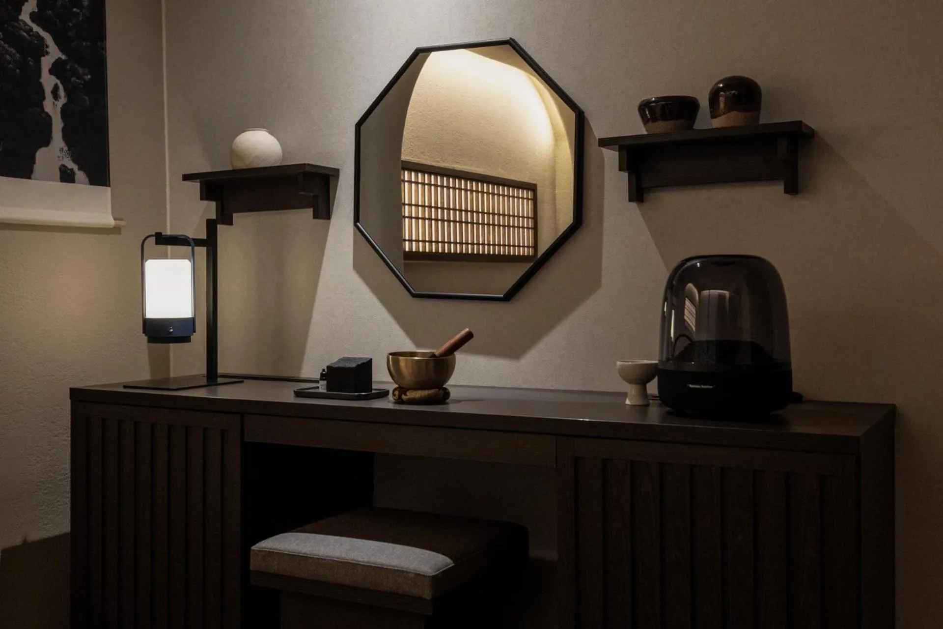Decorative detail in Cave Ryokan Hotel by Anook Cheonan Terminal