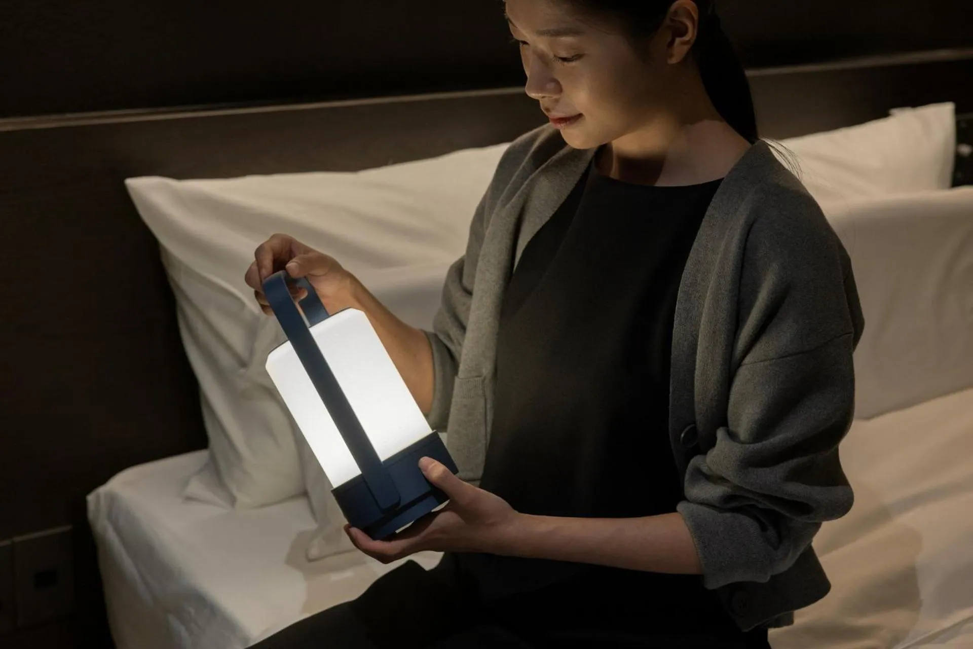 Decorative detail, Bed in Cave Ryokan Hotel by Anook Cheonan Terminal