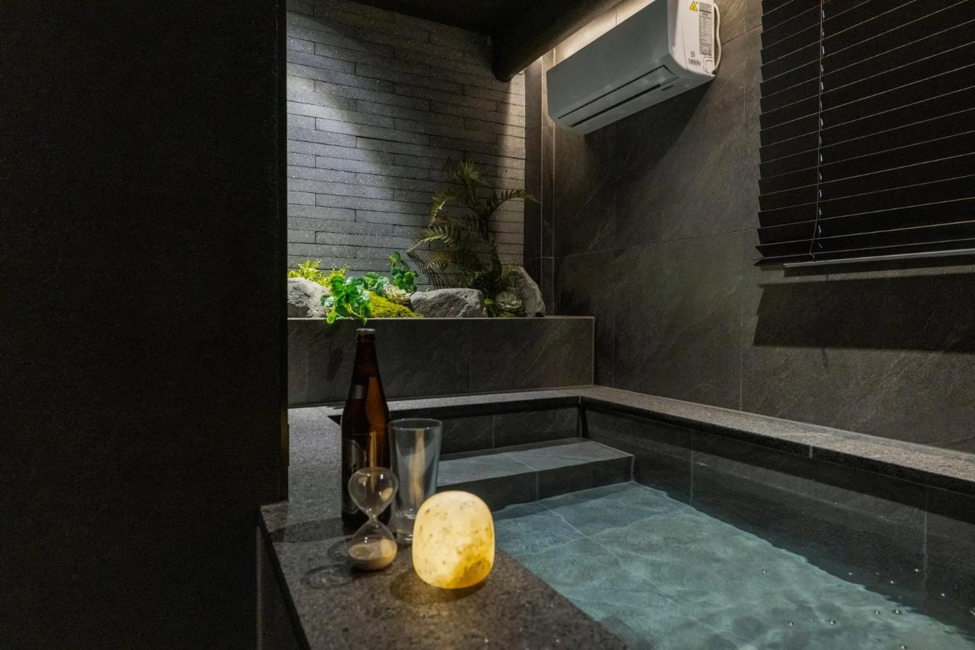 Hot Tub in Cave Ryokan Hotel by Anook Cheonan Terminal