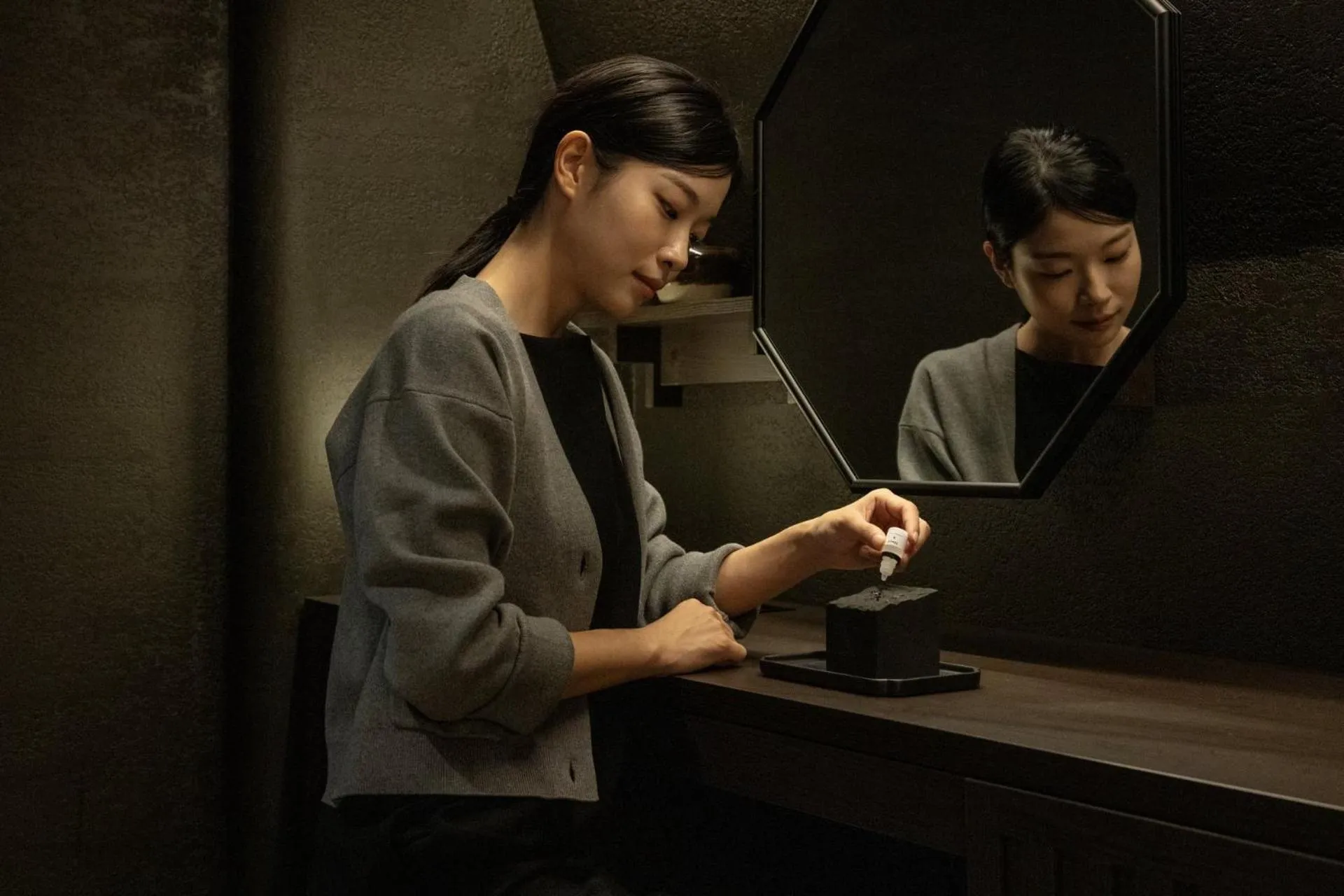 Decorative detail in Cave Ryokan Hotel by Anook Cheonan Terminal