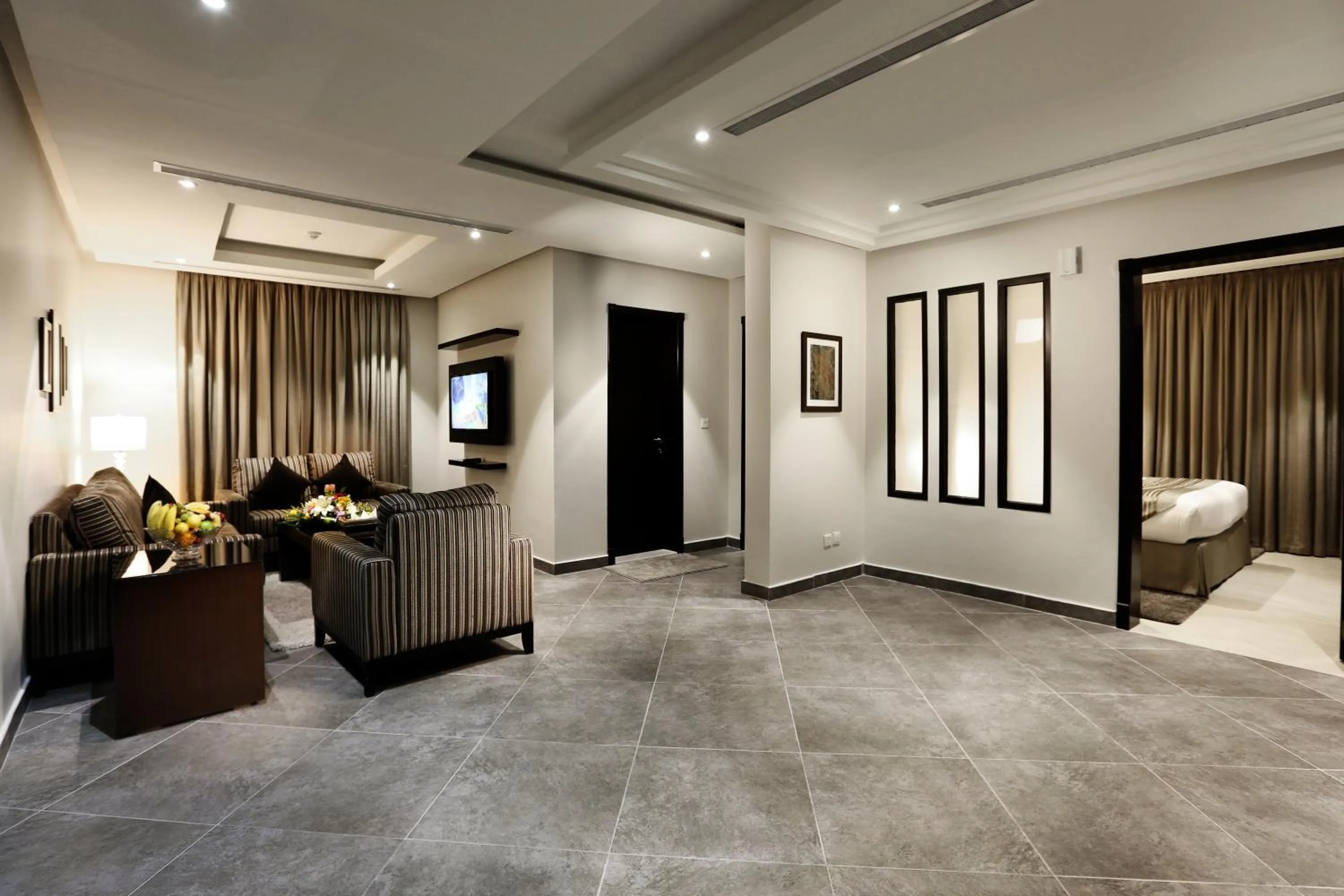 Communal lounge/ TV room in Aswar Al olaya for serviced Apartments