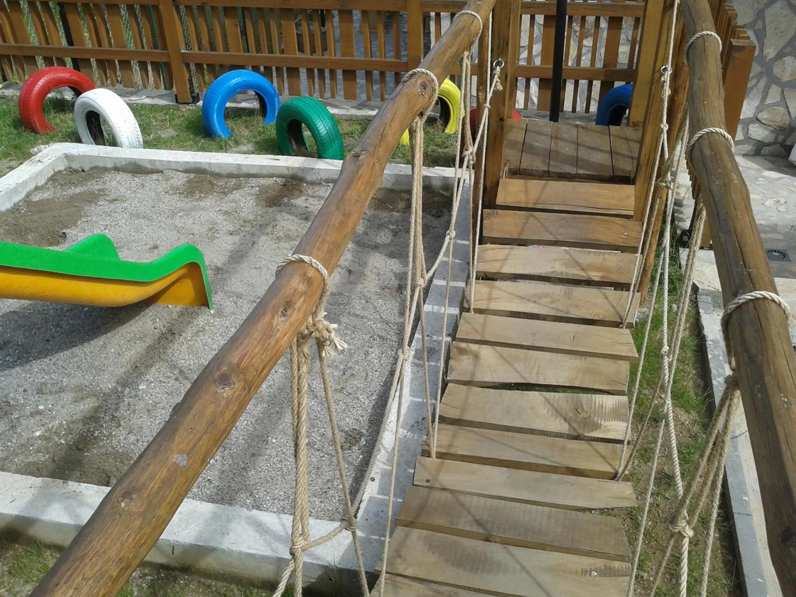 Children play ground in Mini Complex Rilski Terasi
