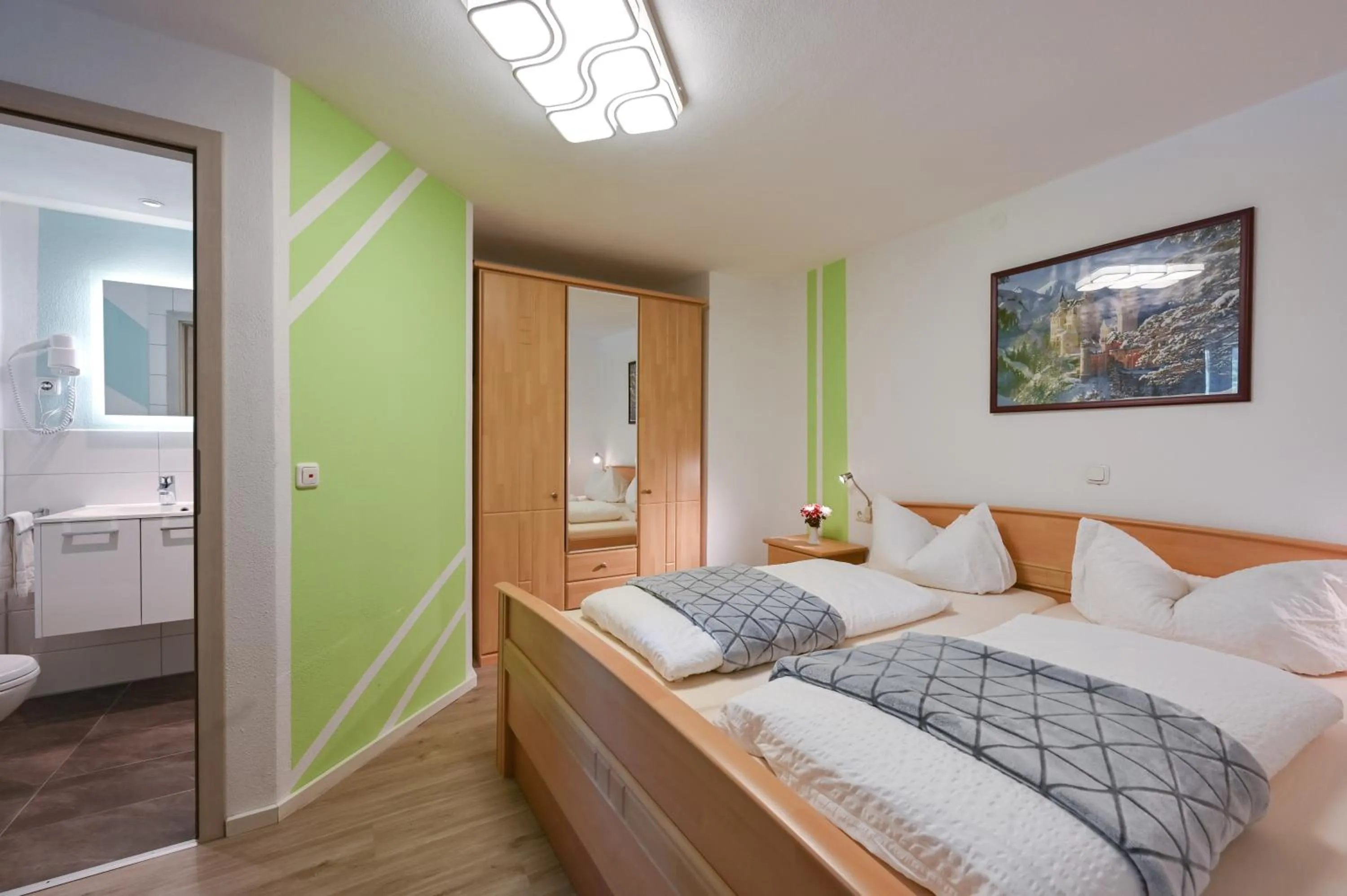 Bed in Pension Freiheit