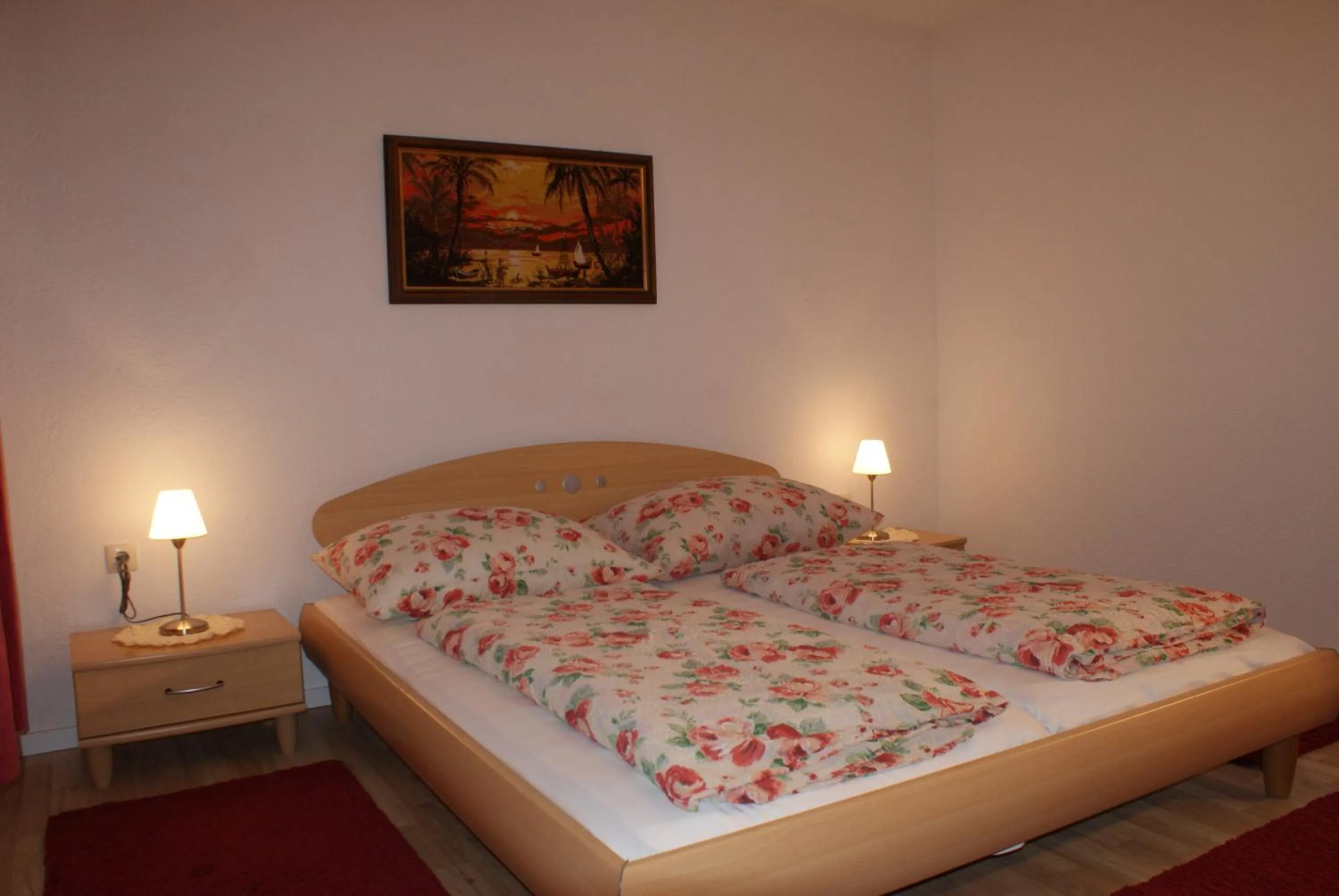 Bed in Ferienhaus Waldesruh