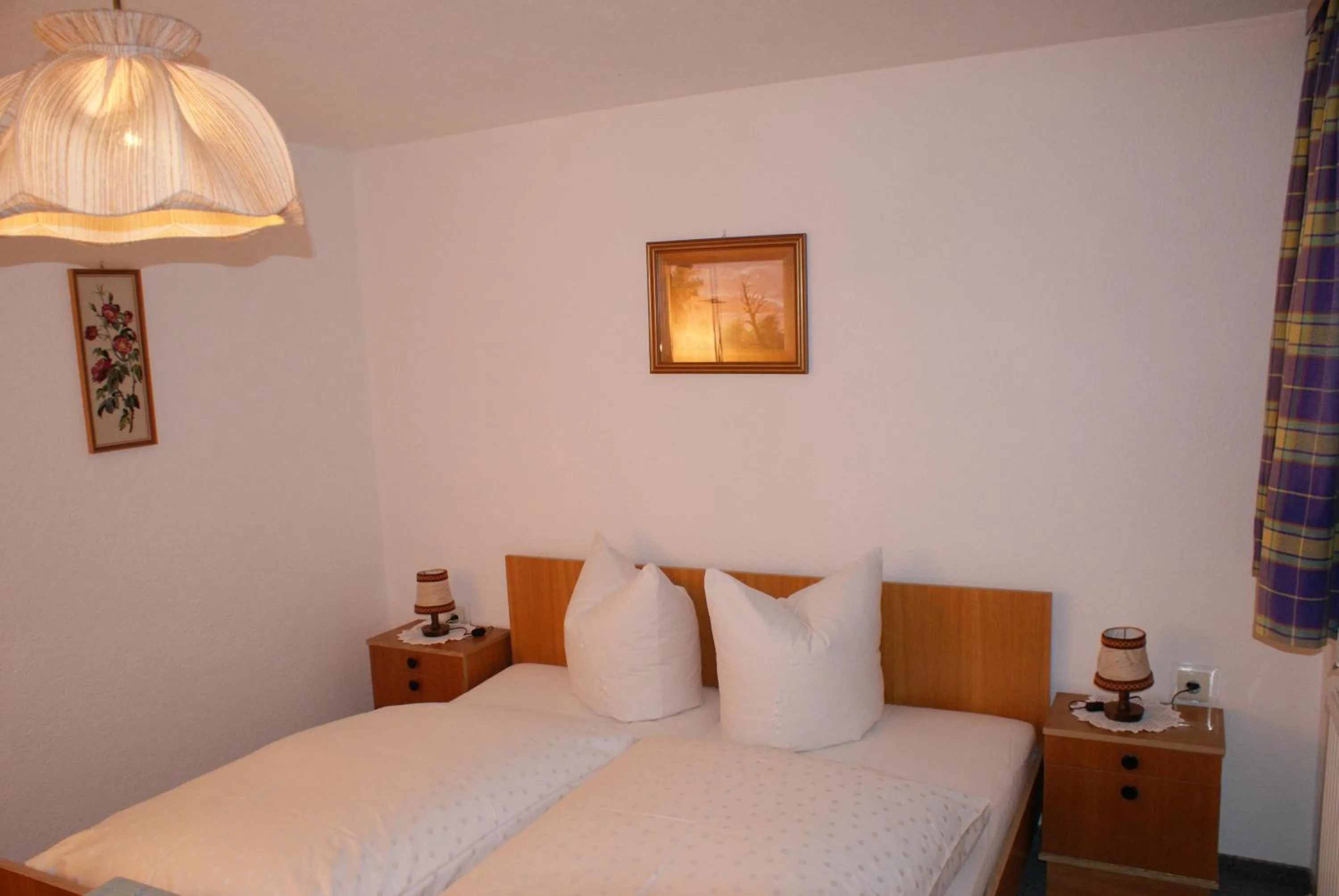 Bed in Ferienhaus Waldesruh