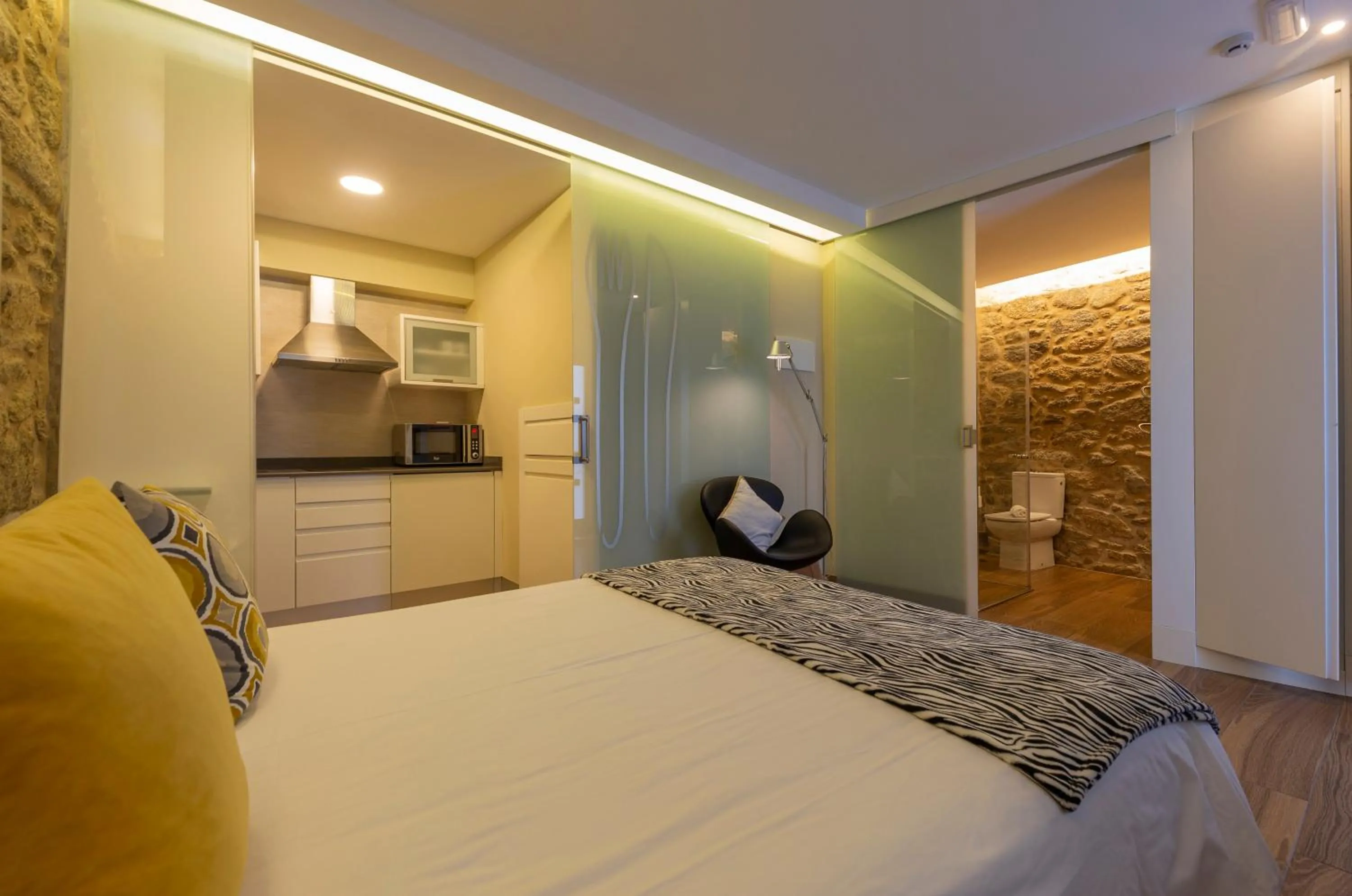 Bed in Apartamentos Praia do Capitàn