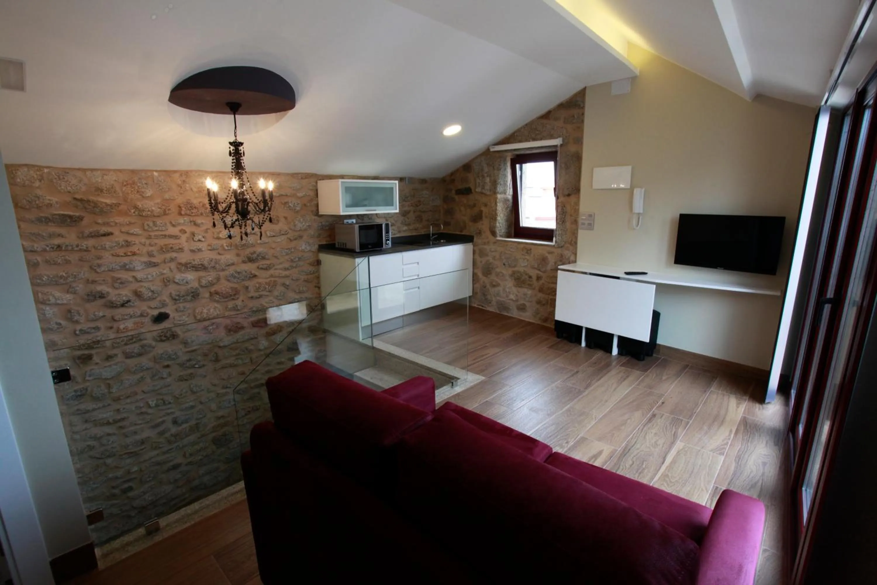 Living room in Apartamentos Praia do Capitàn