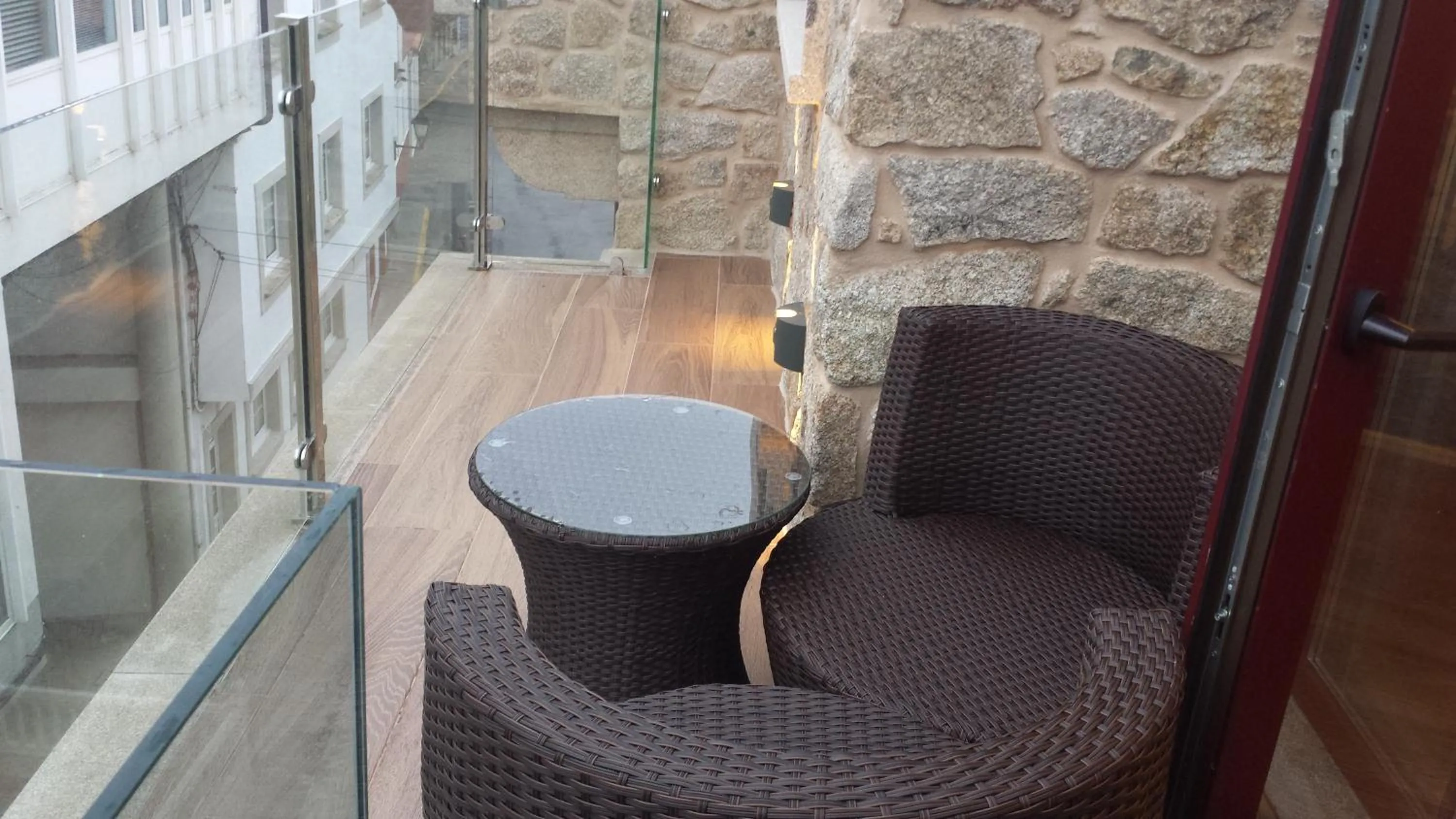Patio in Apartamentos Praia do Capitàn