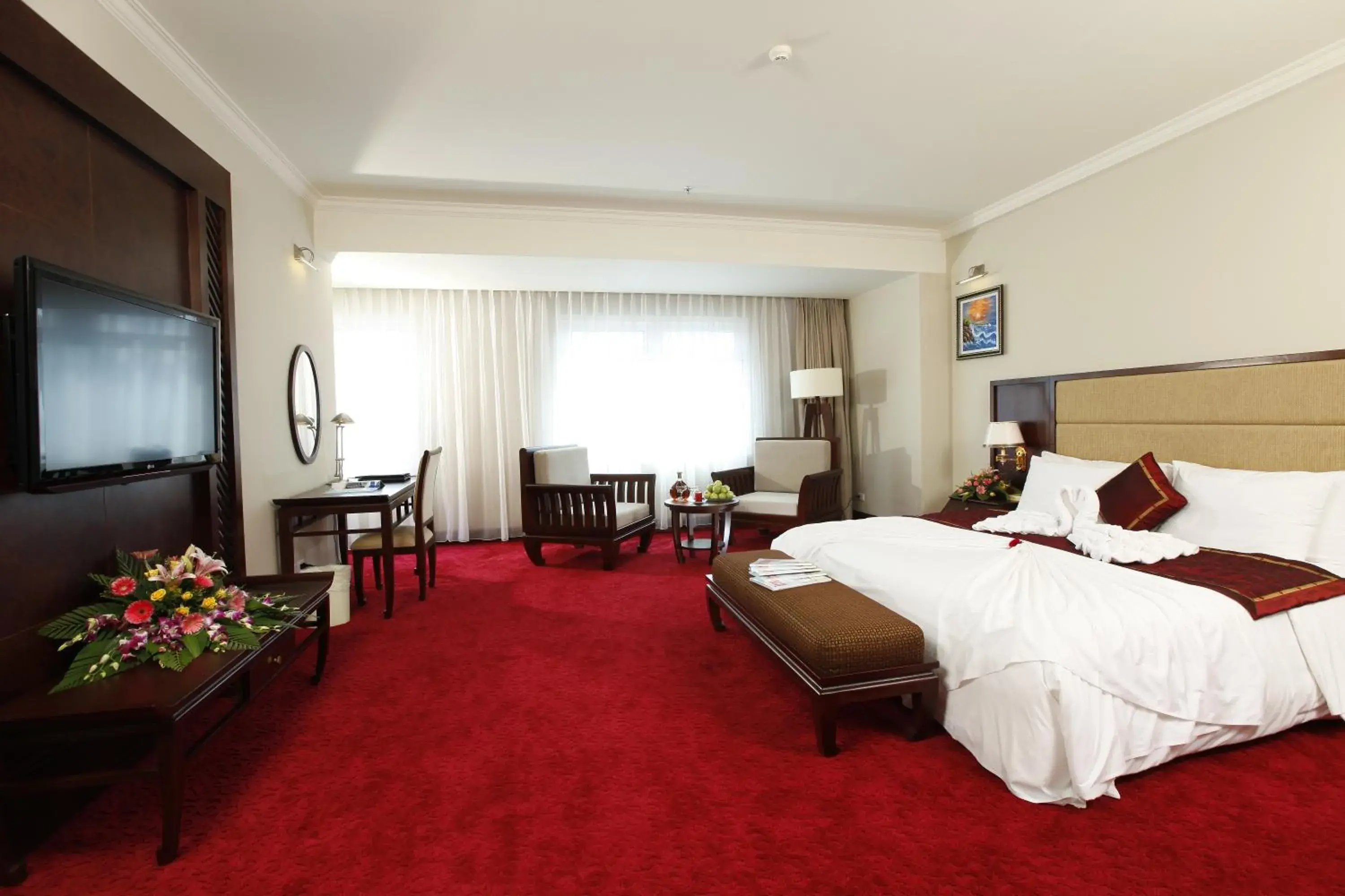 Bed in Majestic Mong Cai Hotel Bed in Majestic Mong Cai Hotel