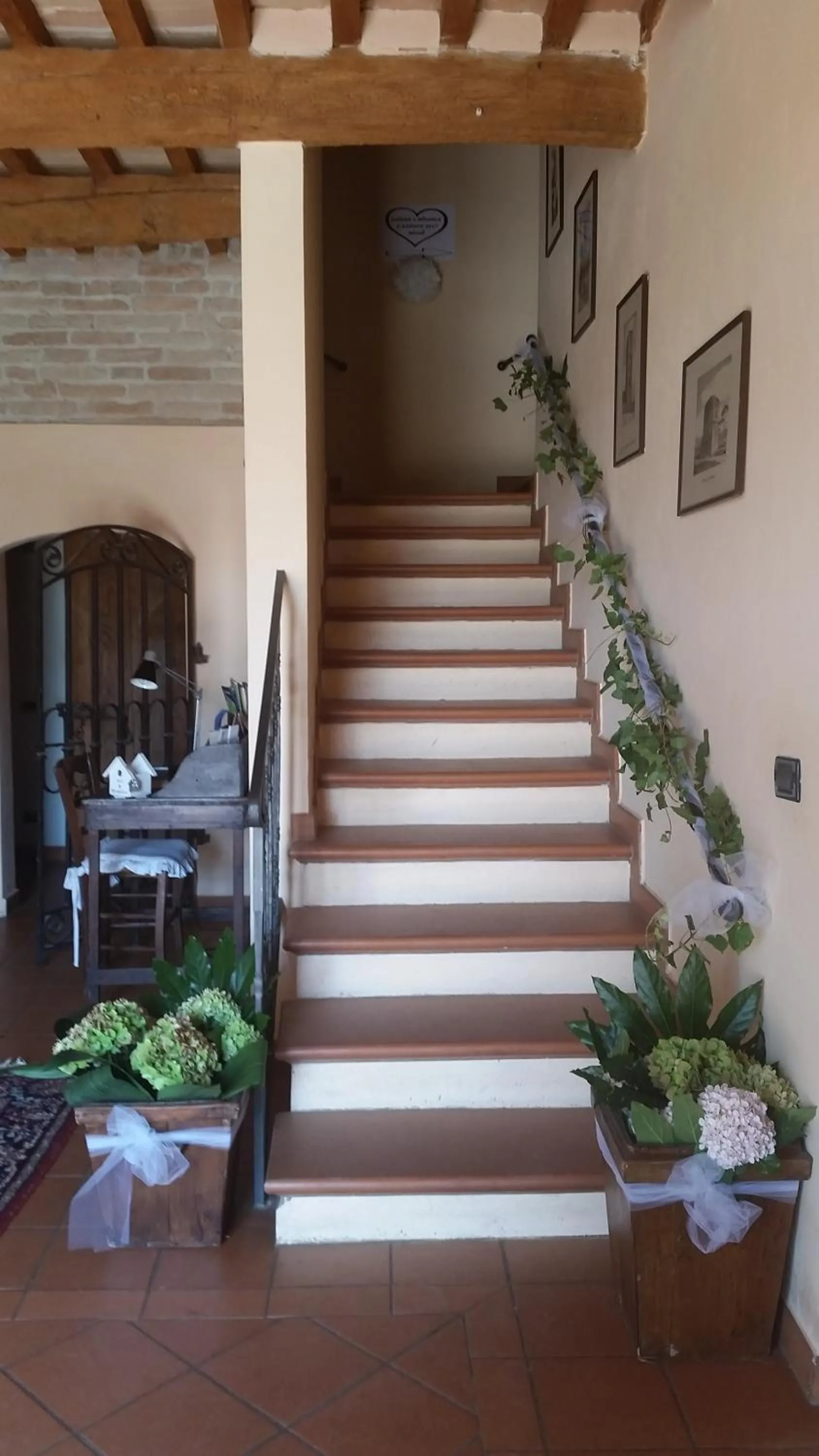 Lobby or reception in B&B La Palazza