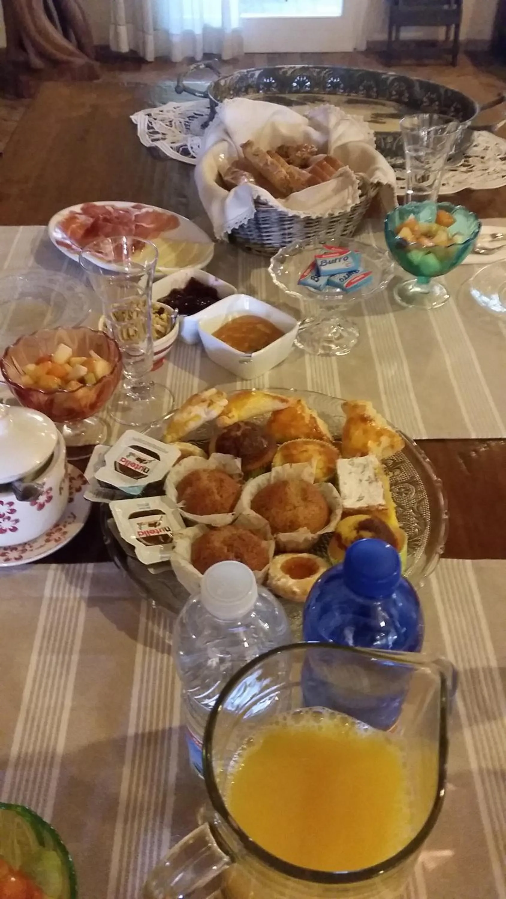 Italian breakfast in B&B La Palazza