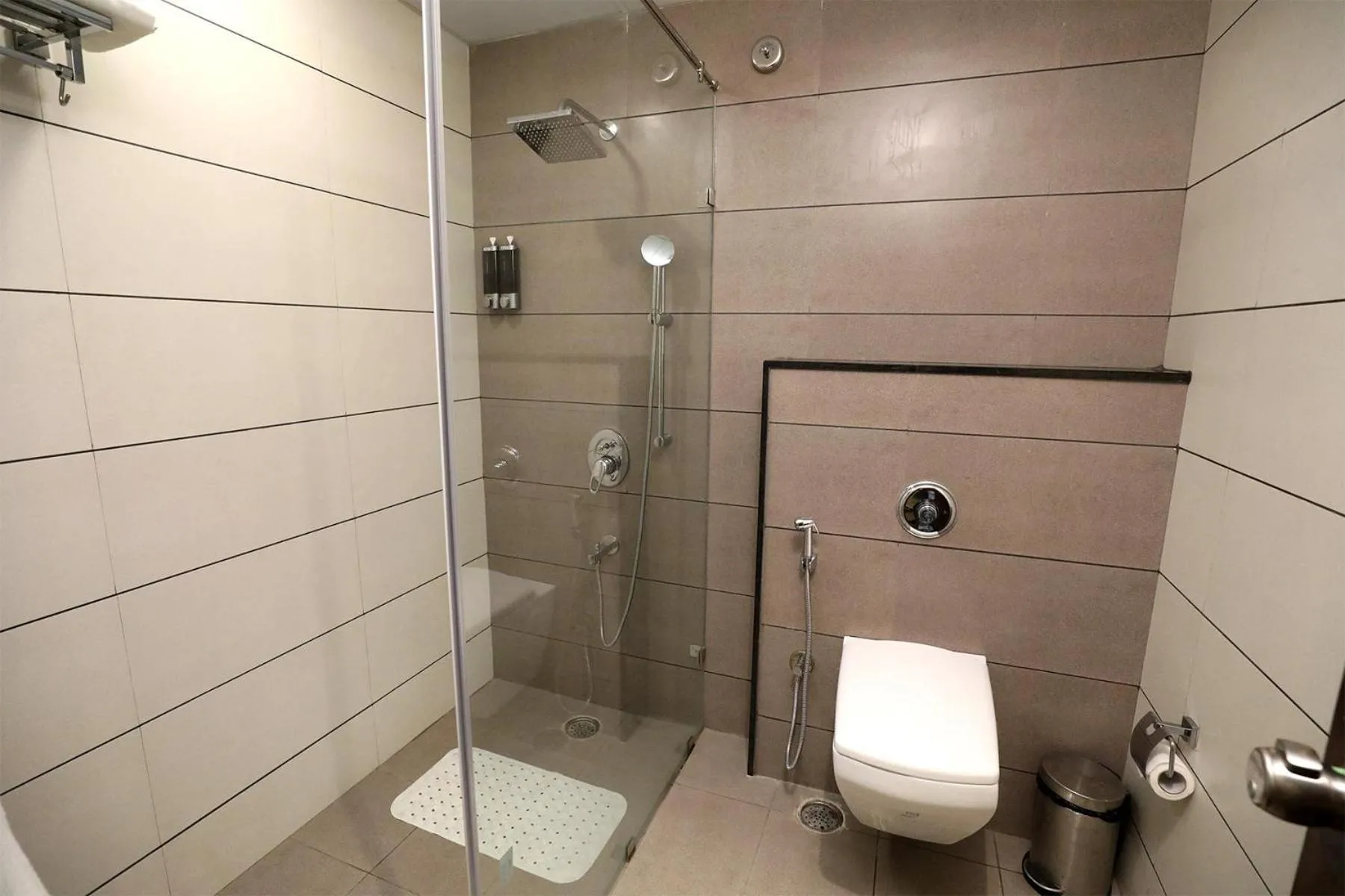 Shower in The White Pearl Suites