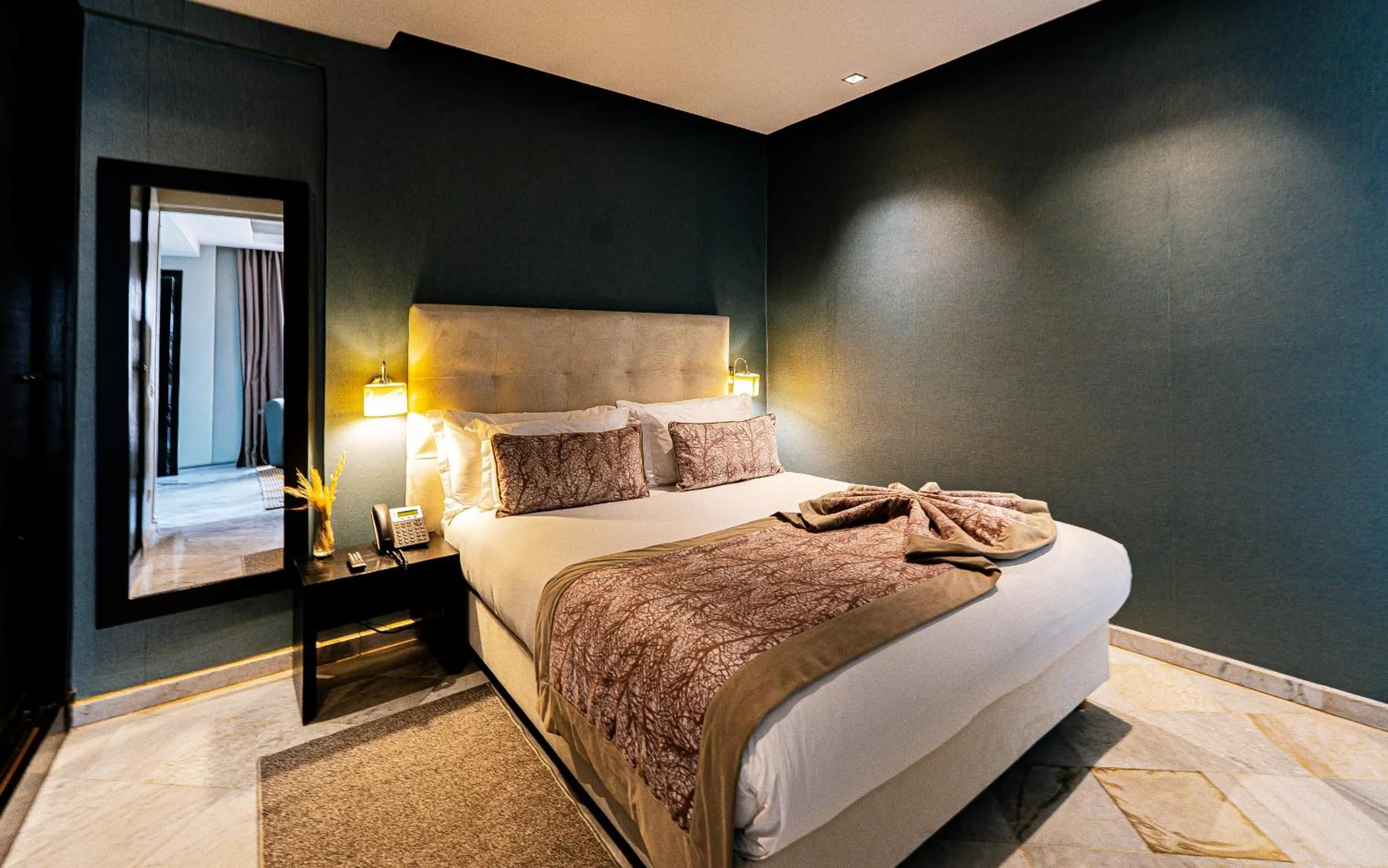 Bed in The Fourteen Luxury Boutique Hotel