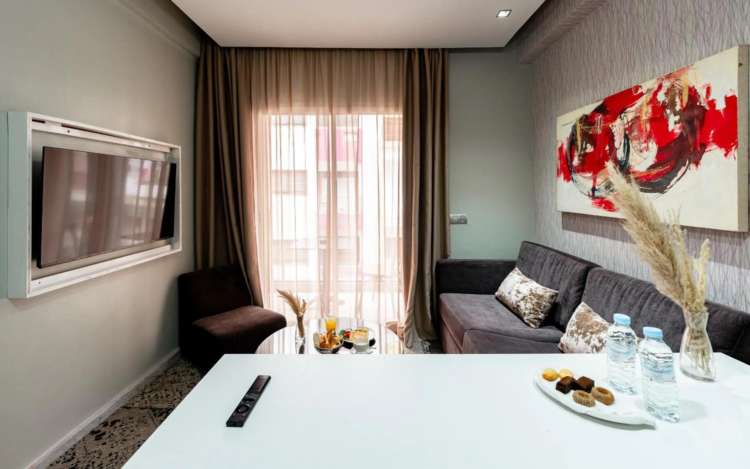 Bed in The Fourteen Luxury Boutique Hotel