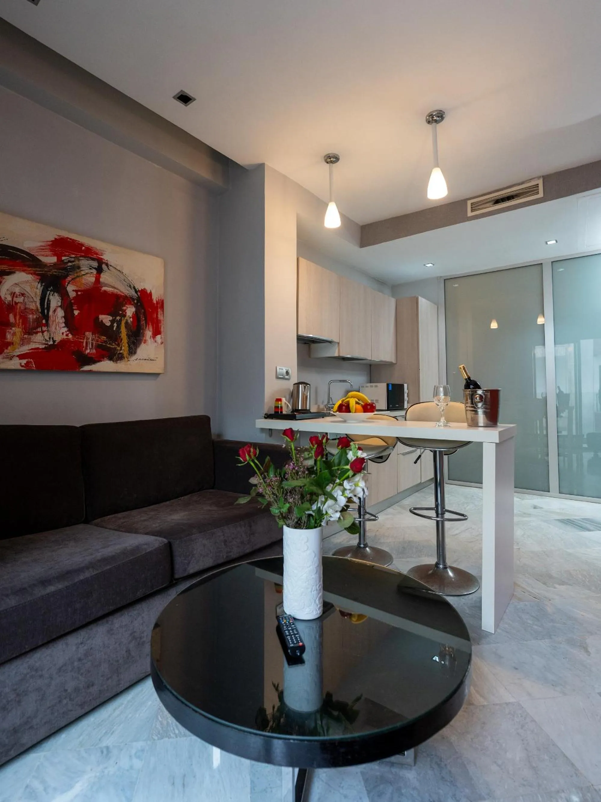 Kitchen or kitchenette in The Fourteen Luxury Boutique Hotel