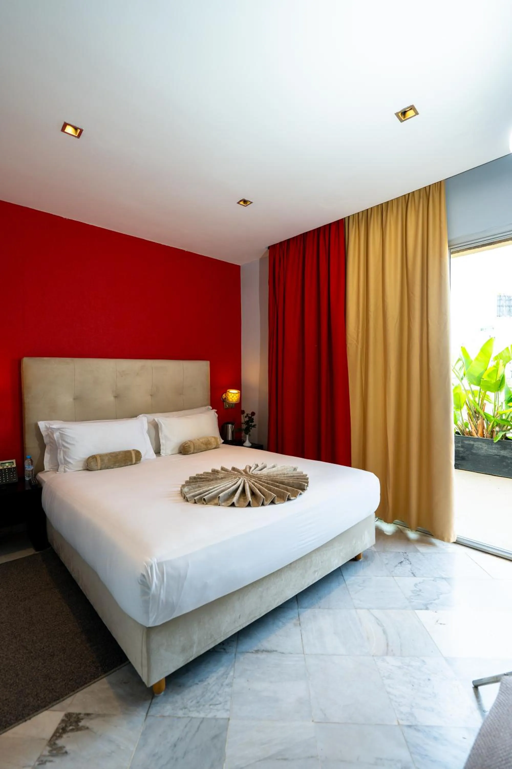 Bed in The Fourteen Luxury Boutique Hotel