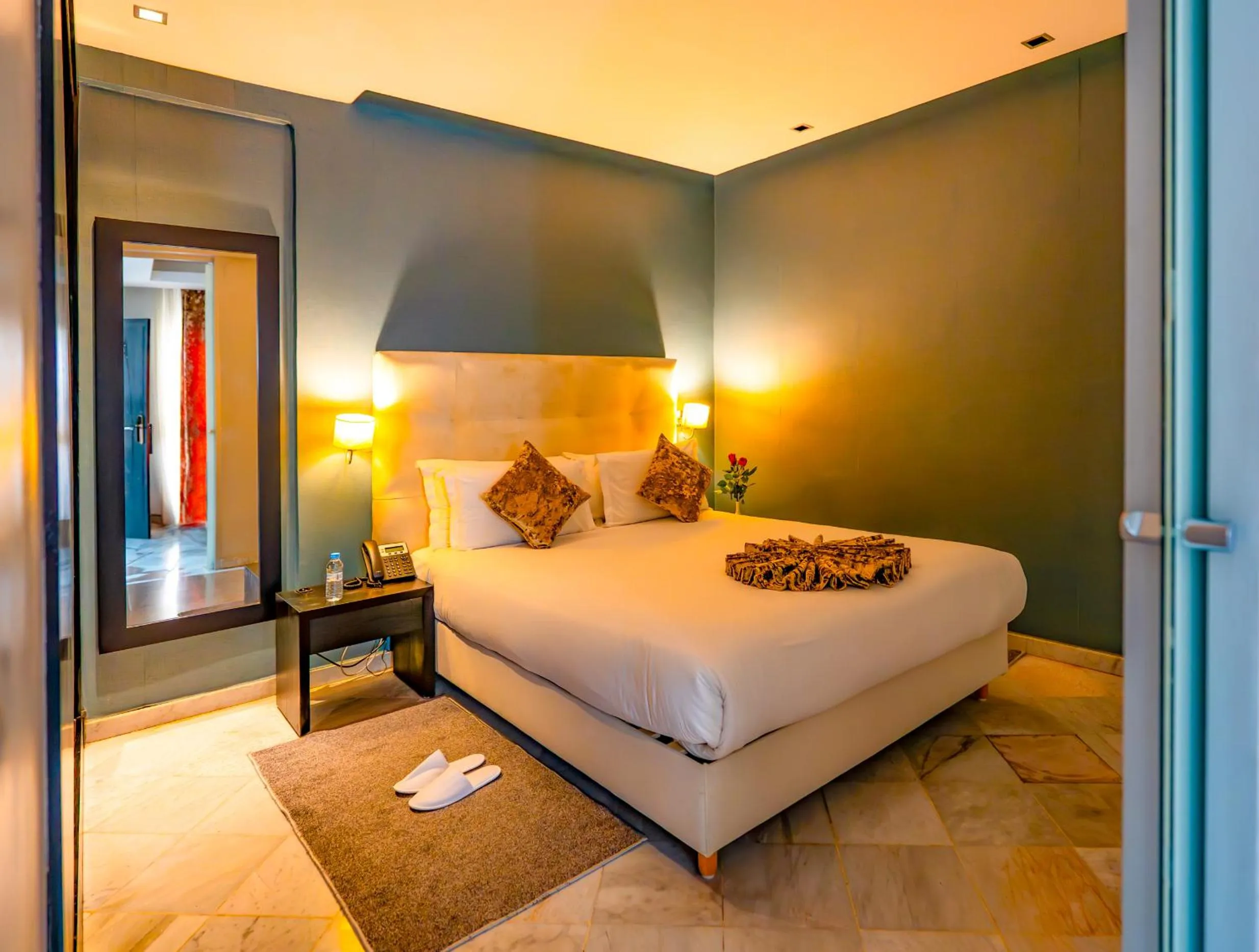 Bed in The Fourteen Luxury Boutique Hotel