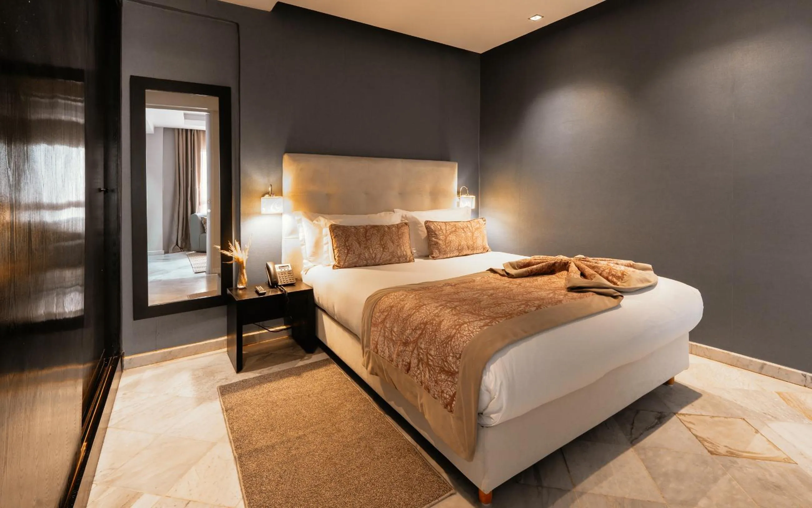 Bed in The Fourteen Luxury Boutique Hotel