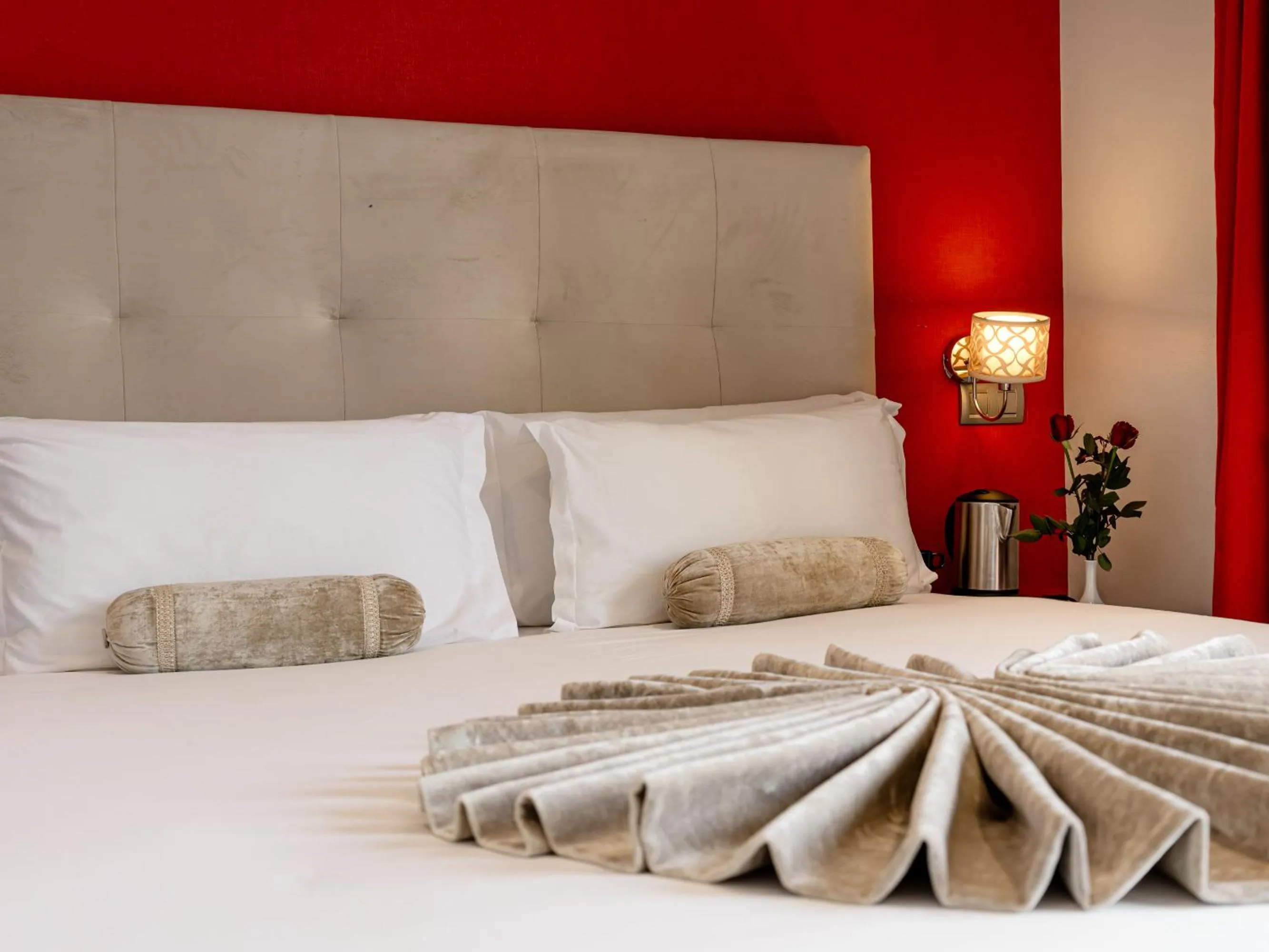 Bed in The Fourteen Luxury Boutique Hotel