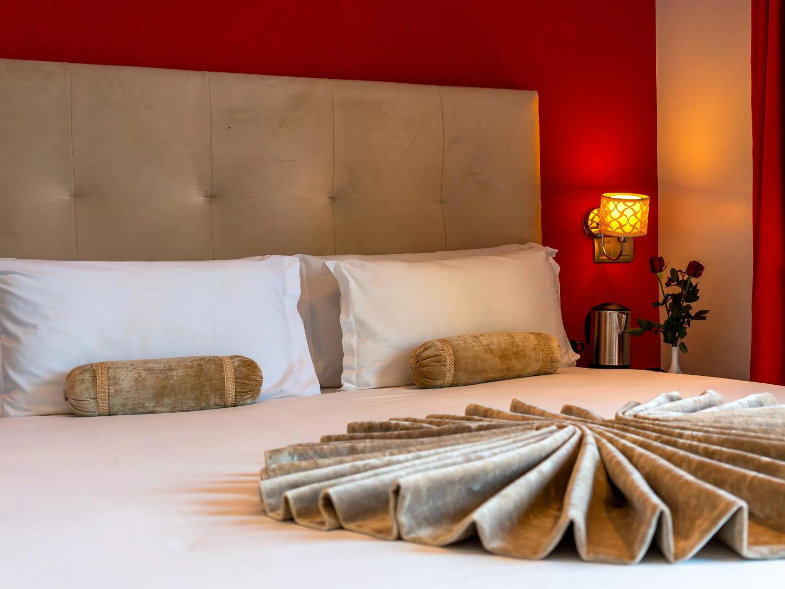 Bed in The Fourteen Luxury Boutique Hotel