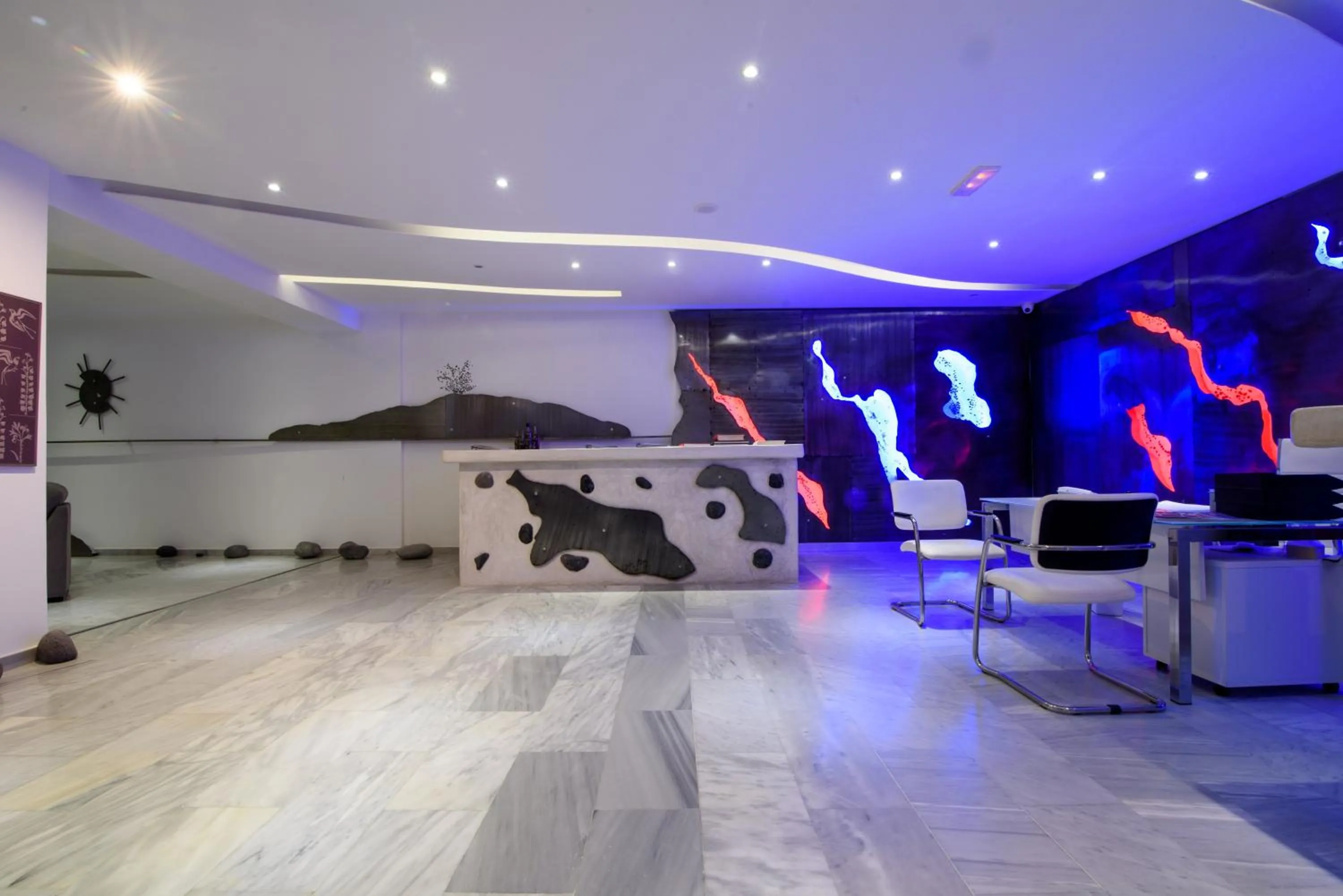 Lobby or reception in RK Beach Hotel