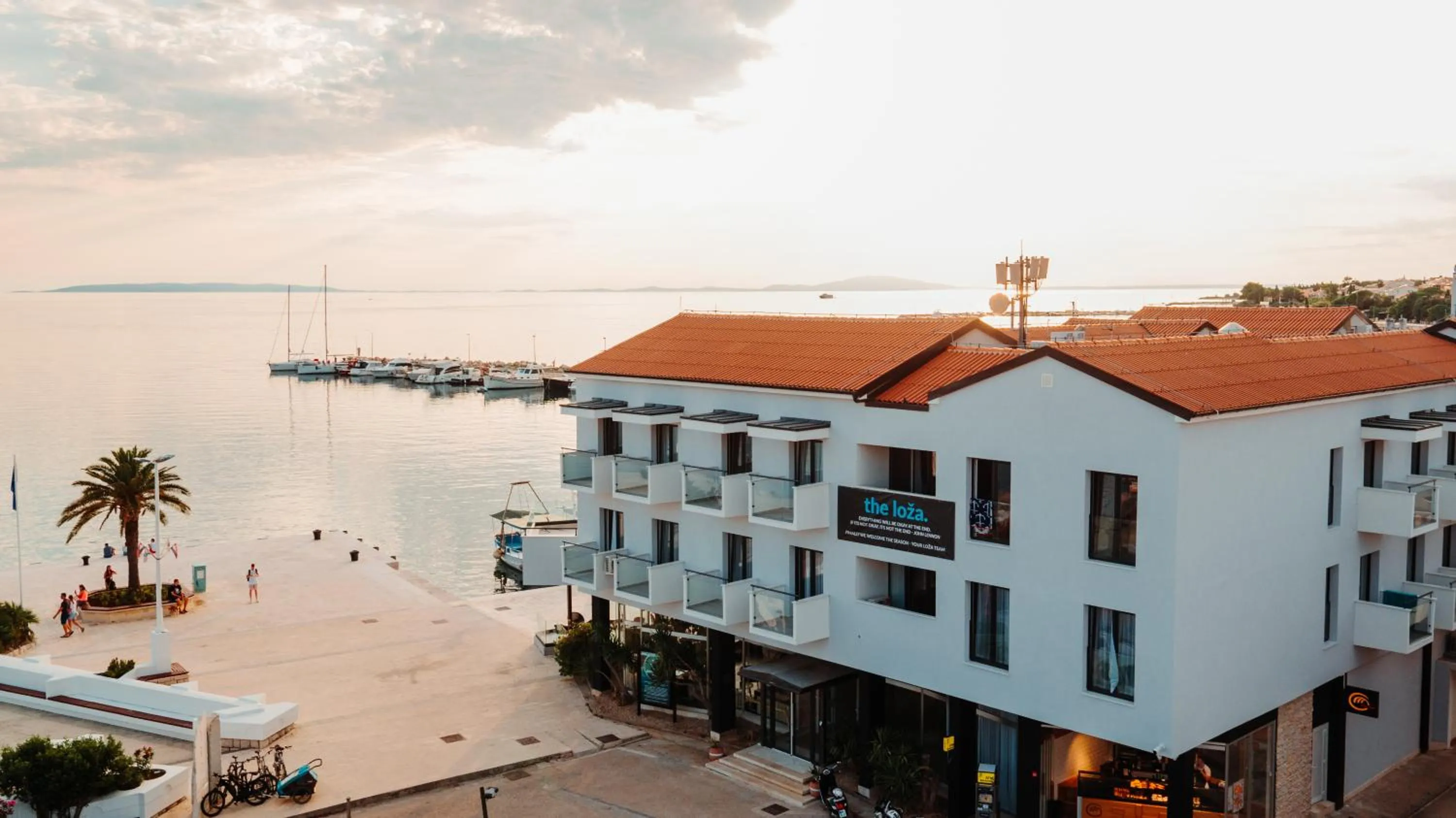 Property building in the Loža - seaside festival hotel