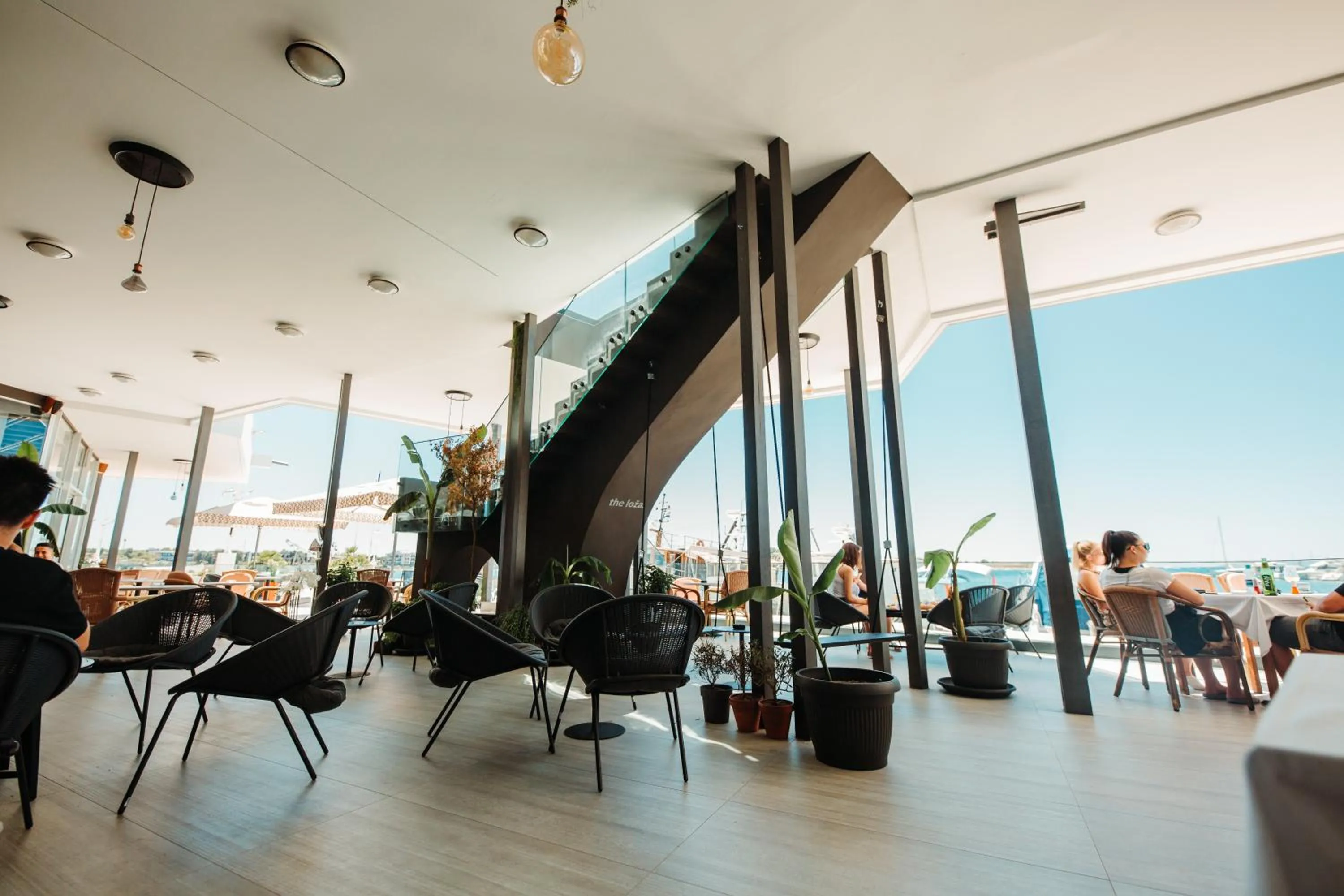 Lounge or bar in the Loža - seaside festival hotel